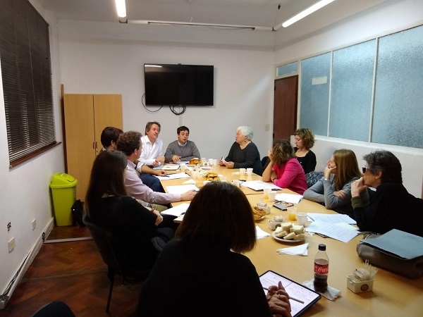 Reunión de trabajo en la UCPE con el diputado Hernán Reyes