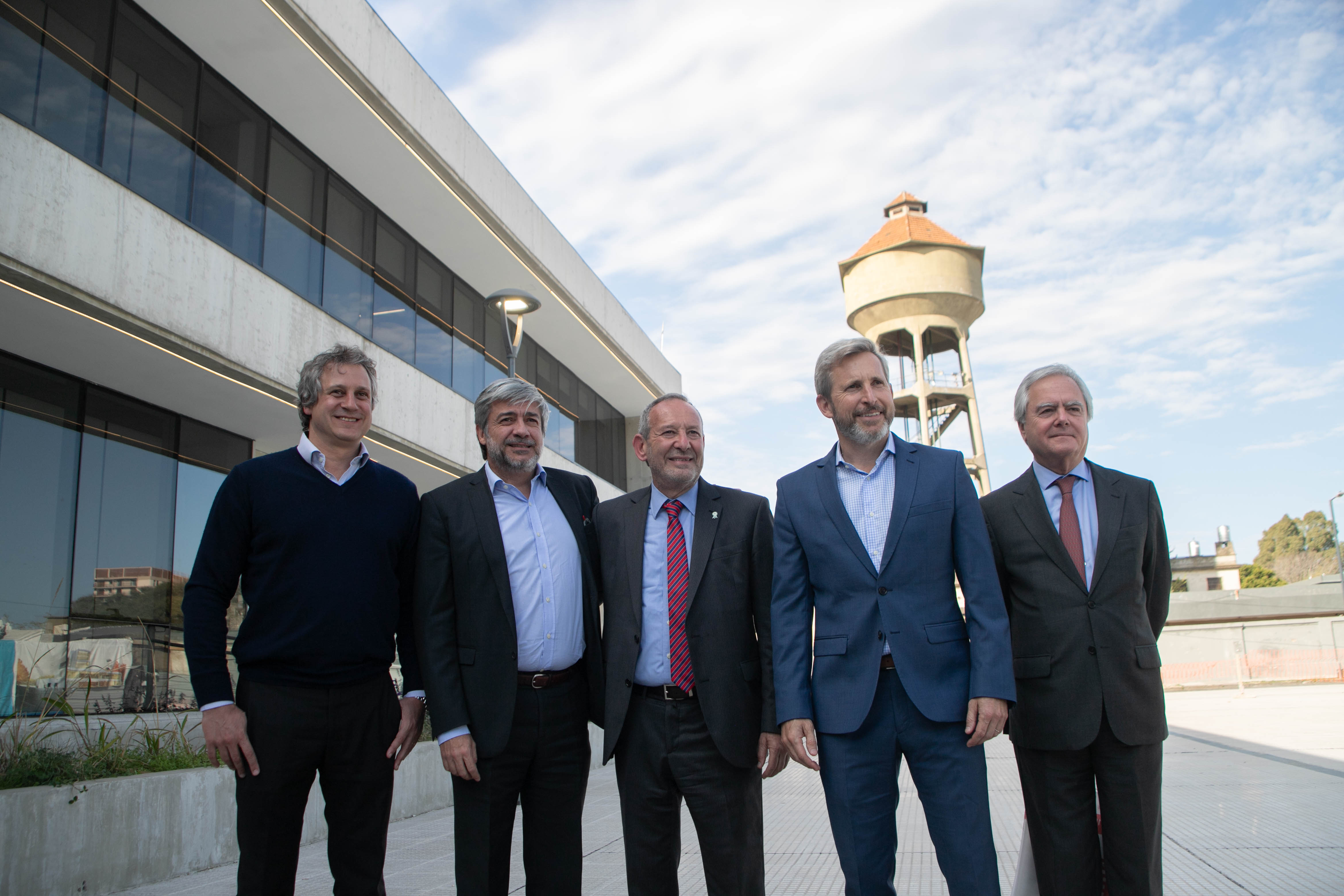 Felipe Miguel y Rogelio Frigerio inauguraron la nueva sede del Archivo General de la Nación en Parque Patricios