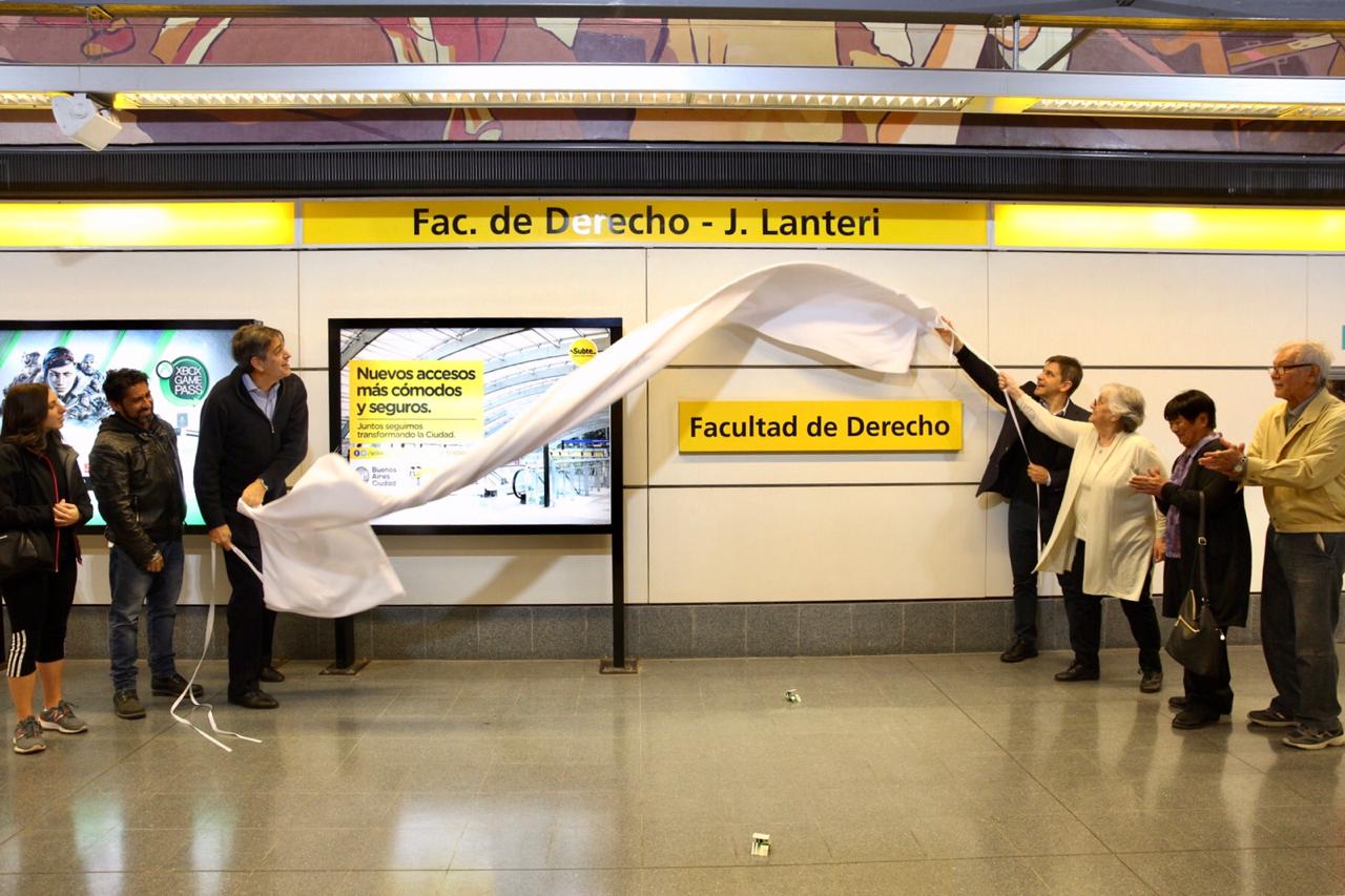 La estación Facultad de Derecho de la Línea H se llama Julieta Lanteri
