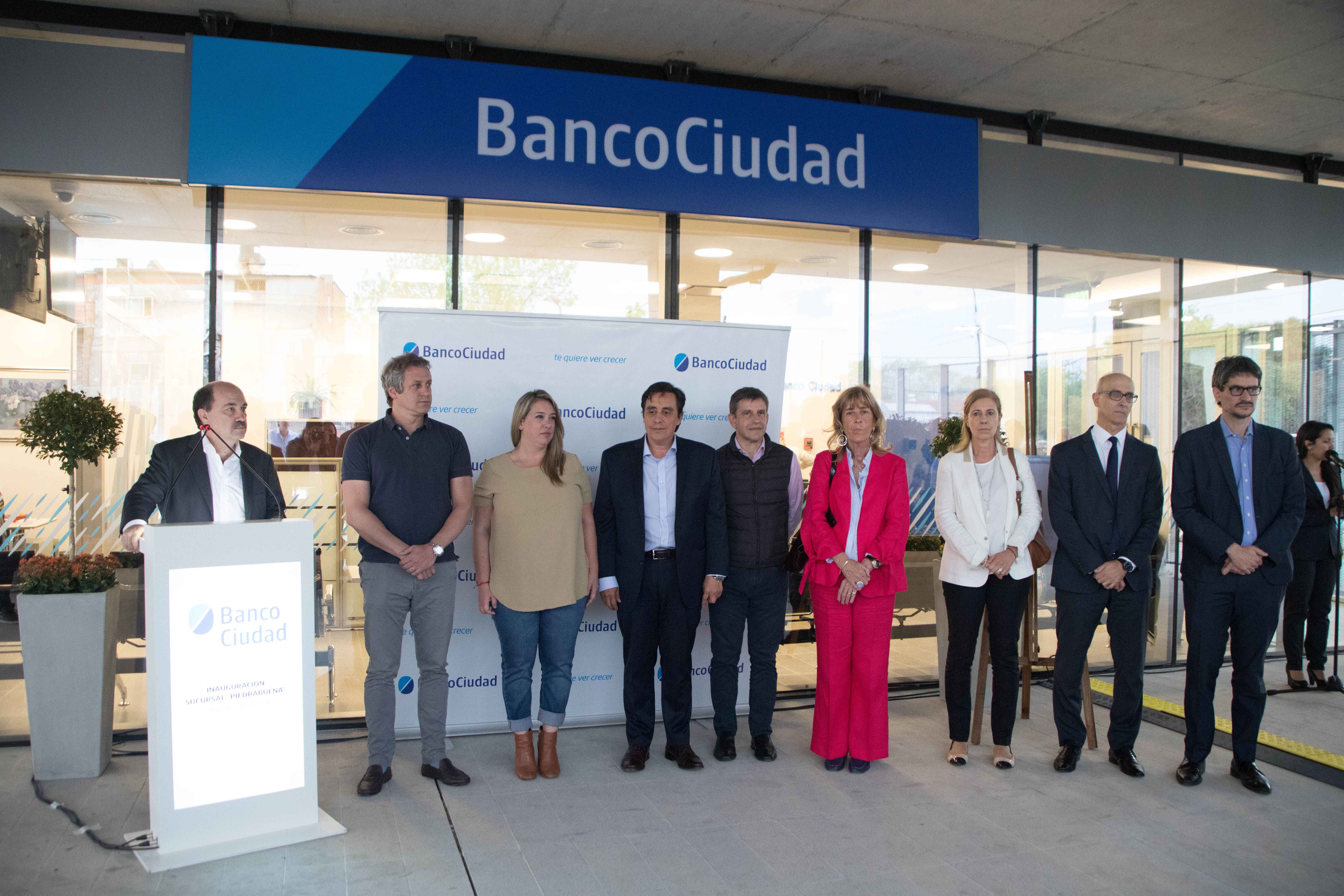 El Gobierno porteño inauguró la primera sucursal del Banco Ciudad en Villa Lugano