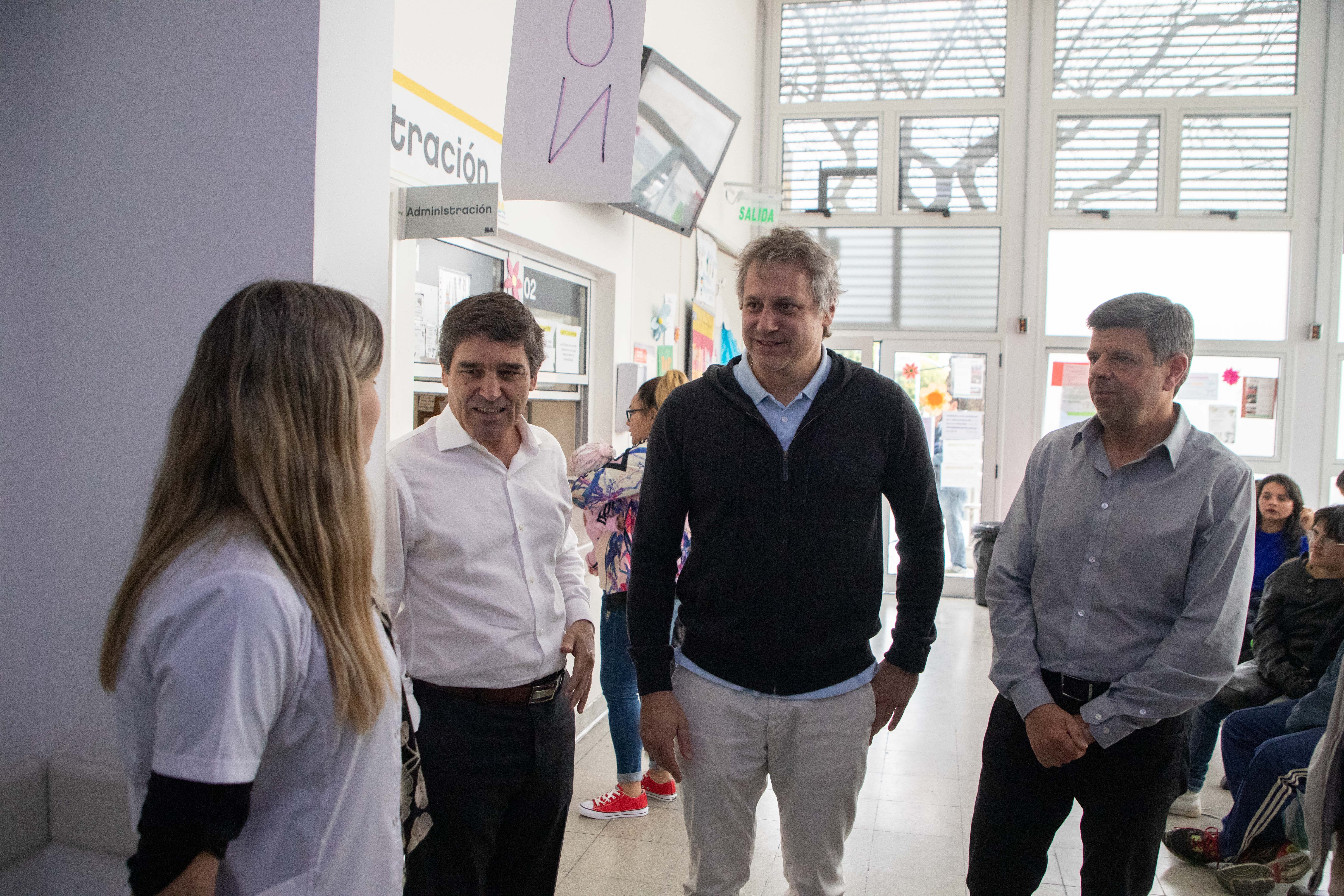 El Jefe de Gabinete visitó el nuevo edificio del Centro de Salud N° 30
