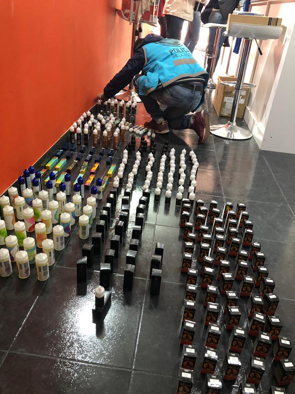 Millonario decomiso de cigarrillos electrónicos en Recoleta y Puerto Madero