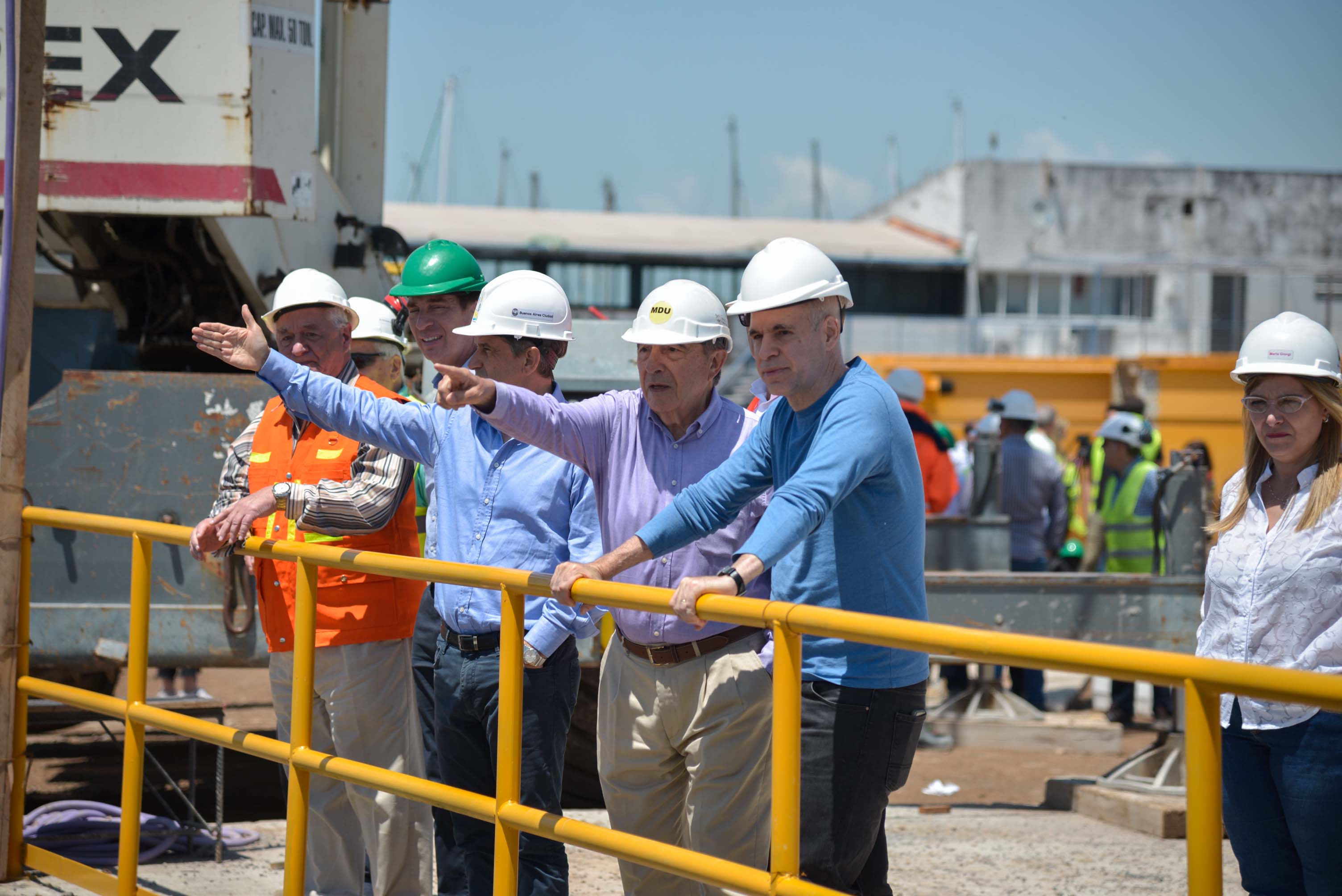 Visita a la obra del Arroyo Vega, que ya está funcionando y beneficia a 315.000 vecinos