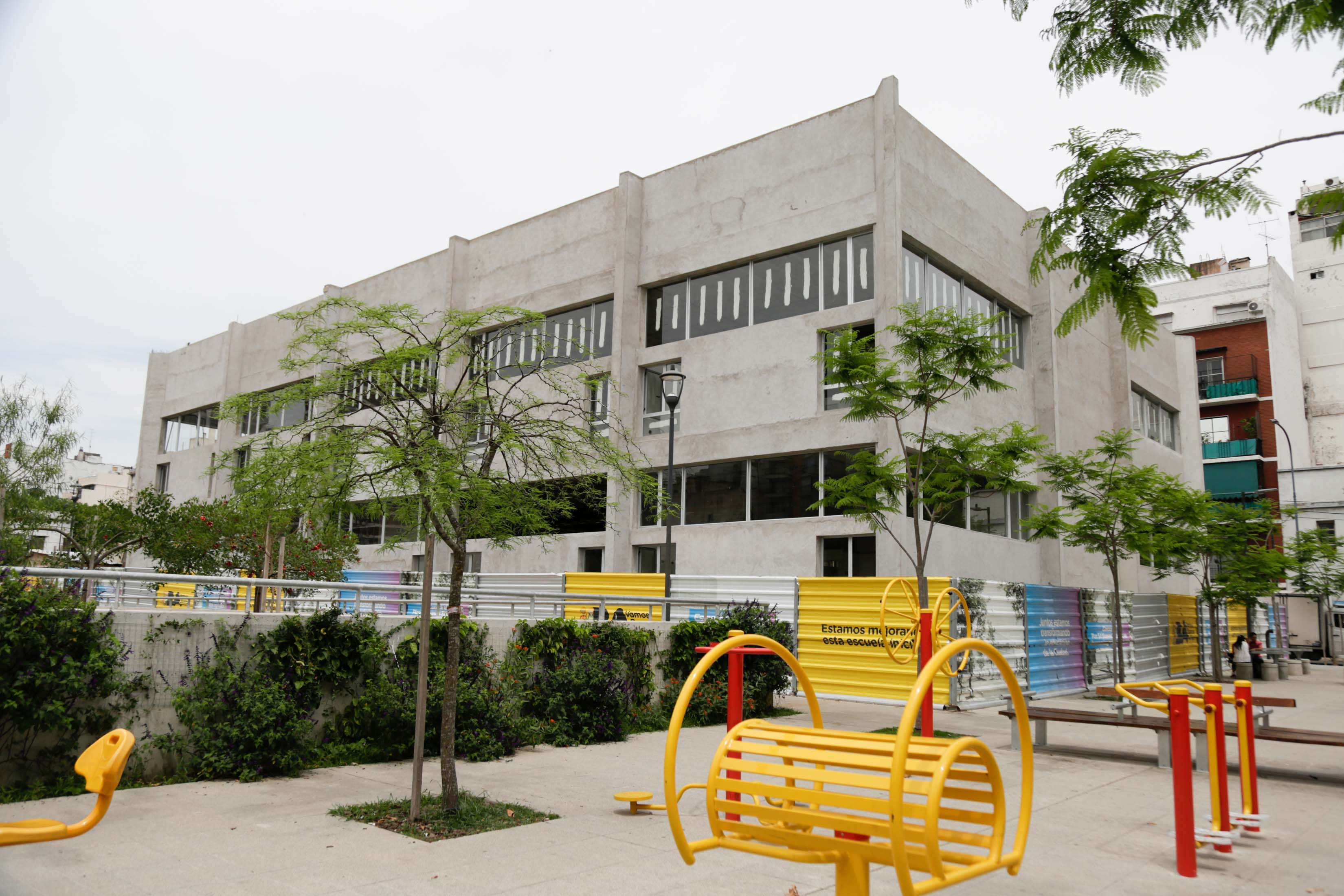 Así avanza la obra del nuevo jardín de infantes de Balvanera