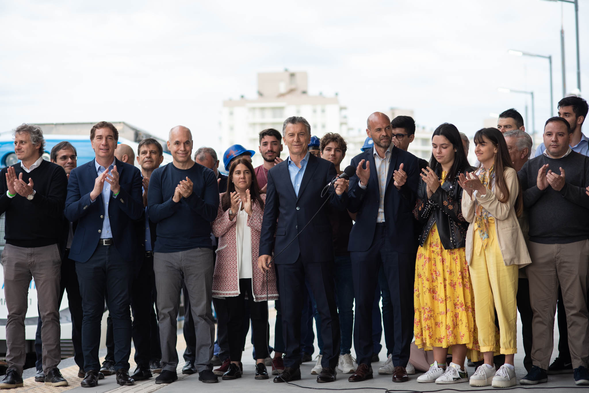 Macri y Rodríguez Larreta inauguraron la estación elevada Sáenz del Viaducto Belgrano Sur