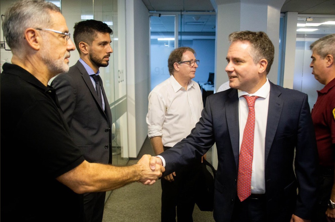 D'Alessandro recibió a Marcelo Sain en la Jefatura de la Policía de la Ciudad 