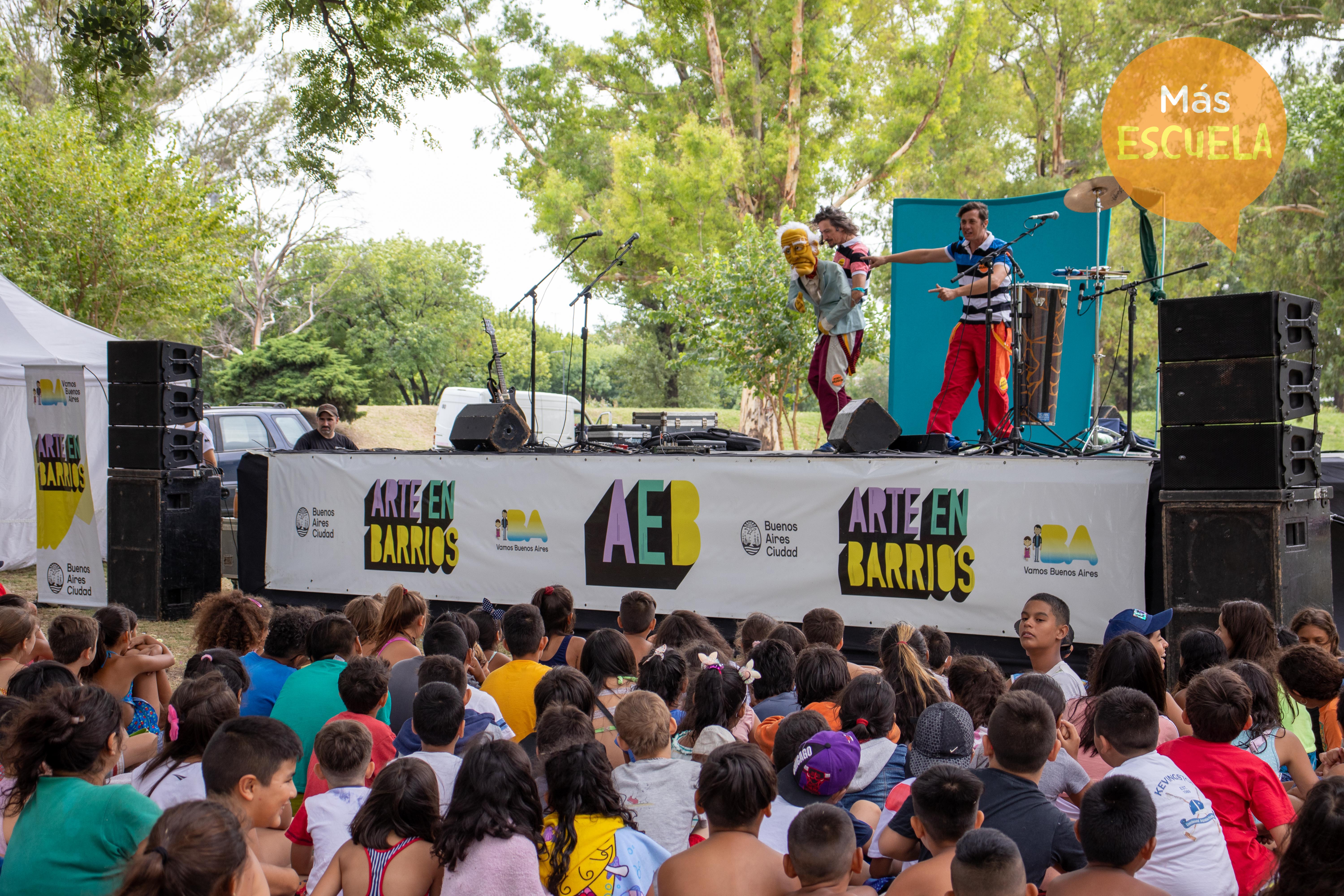 Arte en Barrios llegó a miles de niños y jóvenes a través de Escuela Abierta