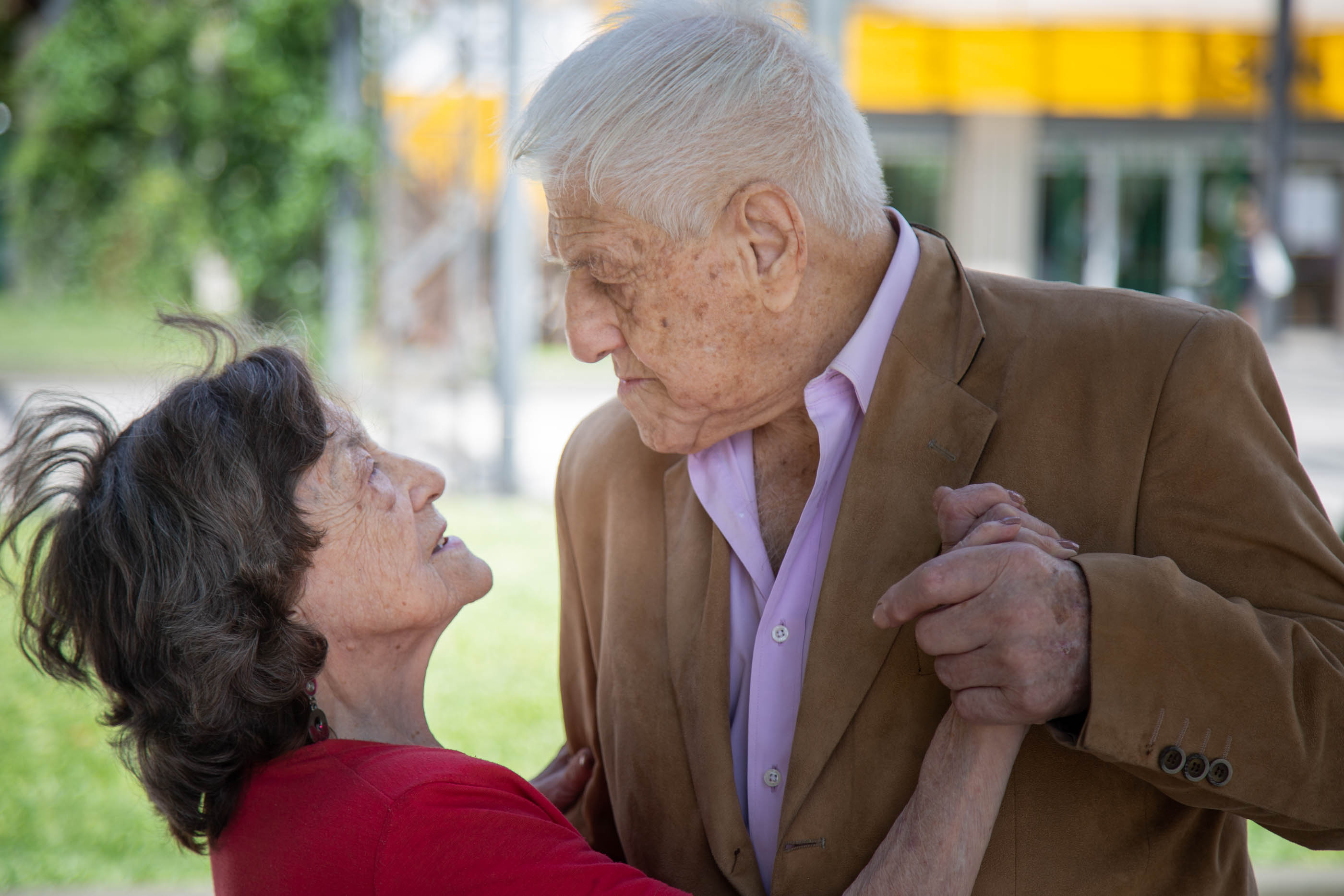 Se enamoraron bailando tango y emocionaron en los Juegos de las Personas Mayores