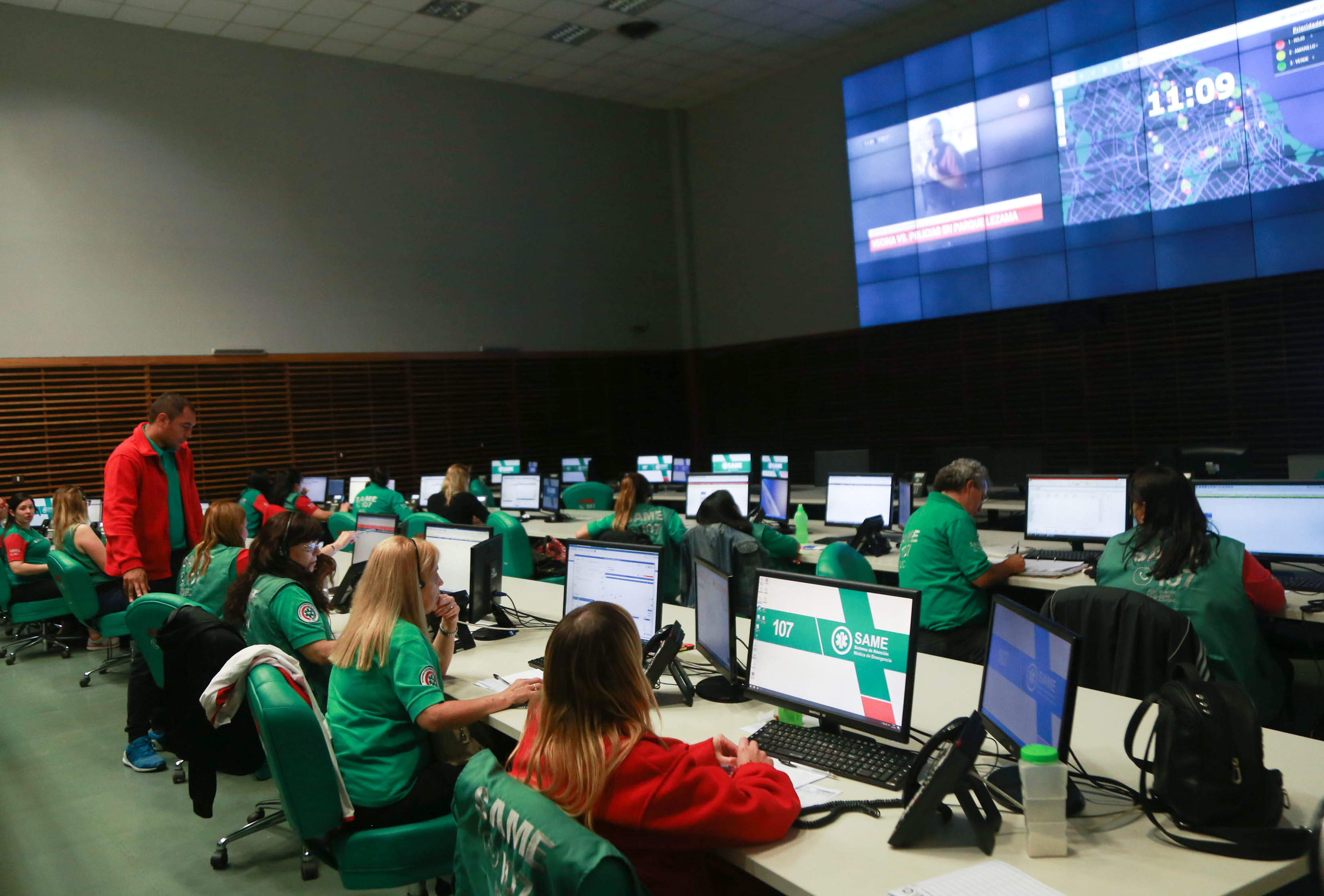 La línea 107 atiende más de 2.000 llamados por día
