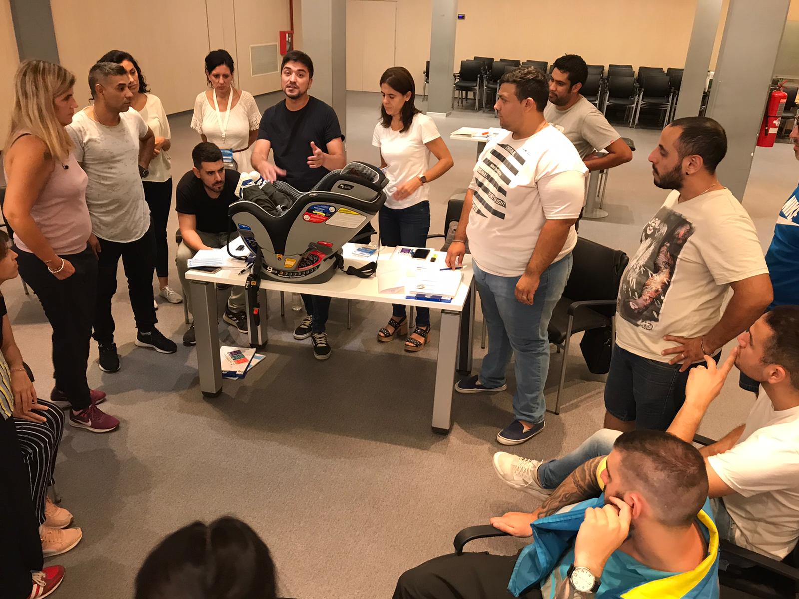 Se llevaron a cabo capacitaciones sobre el Sistema de Retención Infantil 