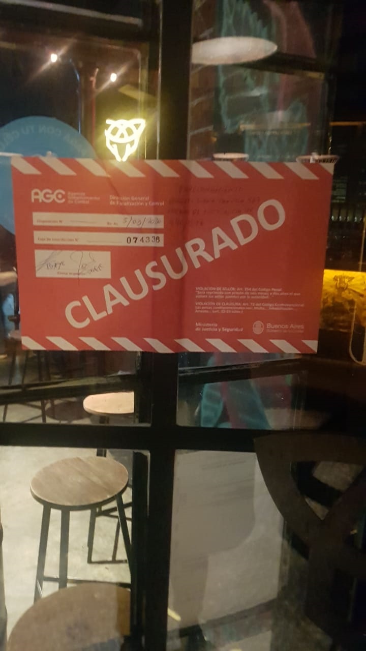 Coronavirus: La Ciudad realizó 320 inspecciones el fin de semana y clausuró 14 locales nocturnos por no cumplir con la reglamentación vigente