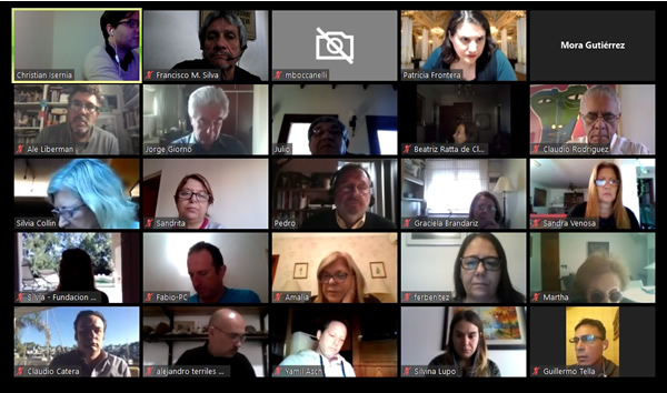 El Comité Ejecutivo del CoPE sesionó online por la cuarentena obligatoria