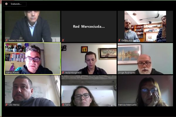La UCPE participó en la reunión virtual de la Red Mercociudades 