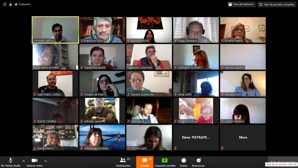 Amplia agenda de temas en la reunión de Dimensión Institucional