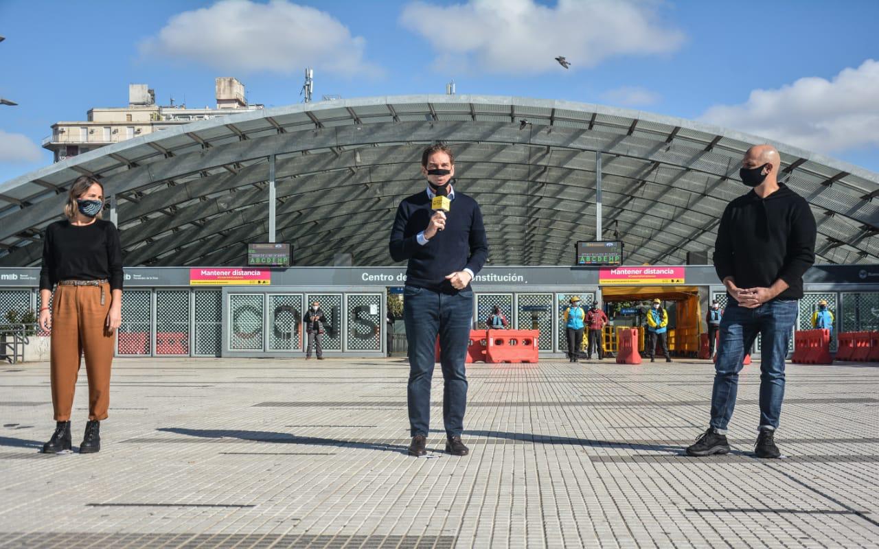 Santilli anunció la ampliación del uso obligatorio de tapabocas en la Ciudad: "Hicimos un esfuerzo importante pero no hay que descuidarnos"