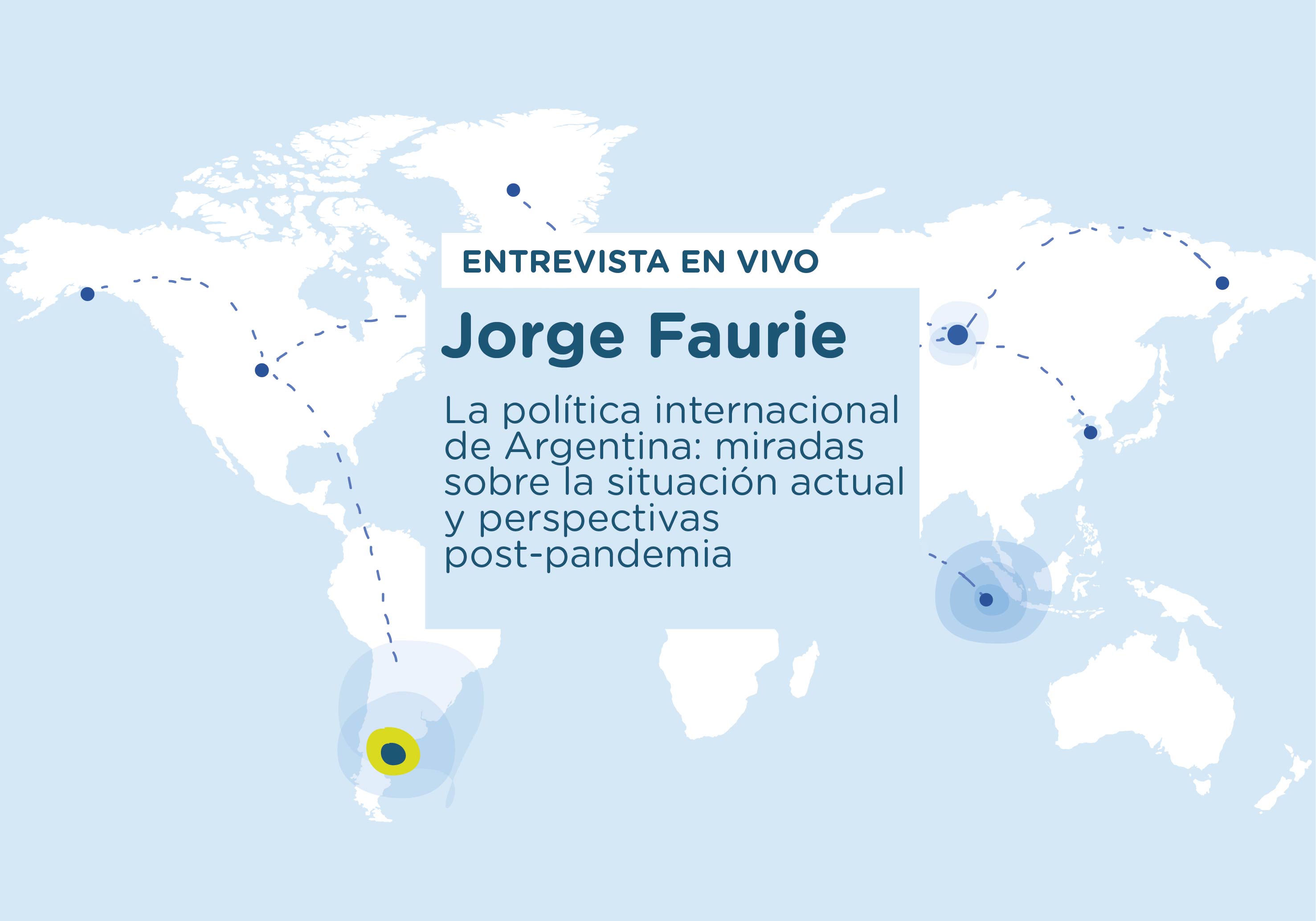 Ya podés inscribirte, Entrevista en vivo al Ex Canciller Jorge Faurie
