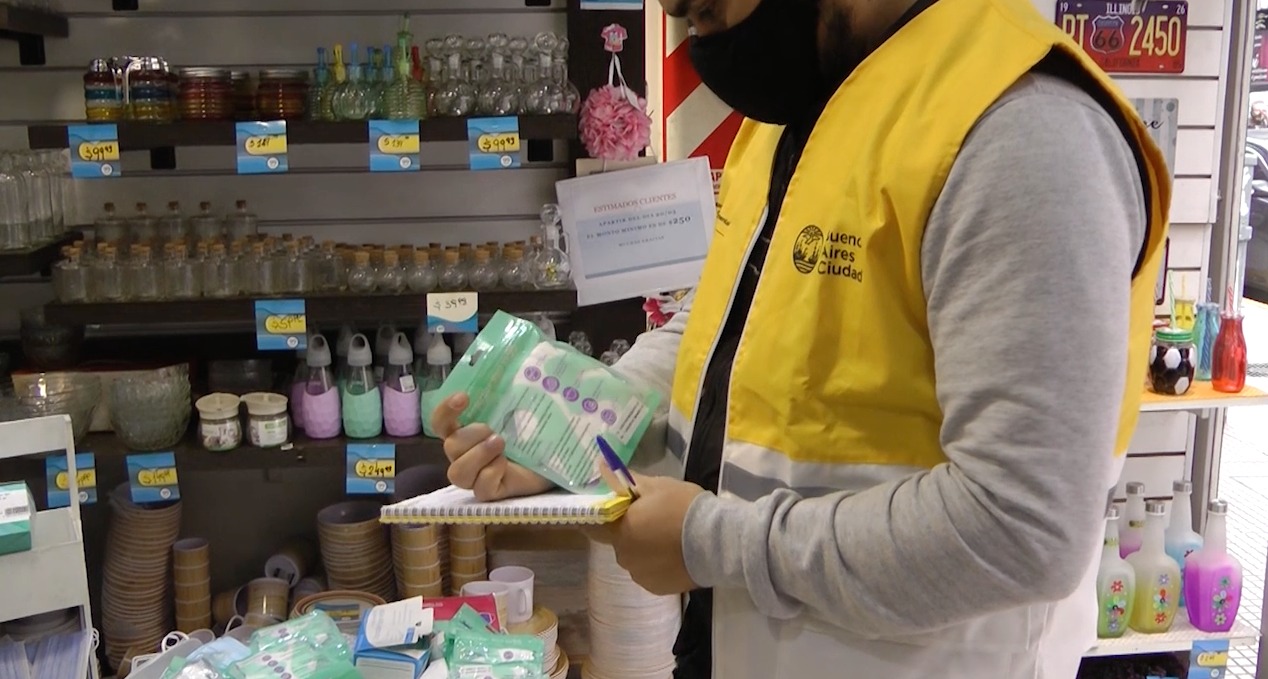 Decomisan barbijos no aptos para la venta