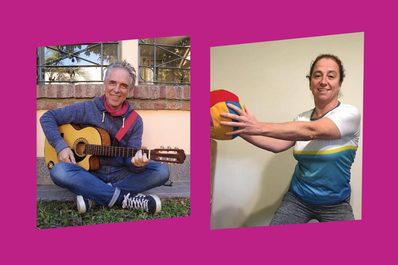 Ejercicios para personas con discapacidad y #MúsicaEnCasa