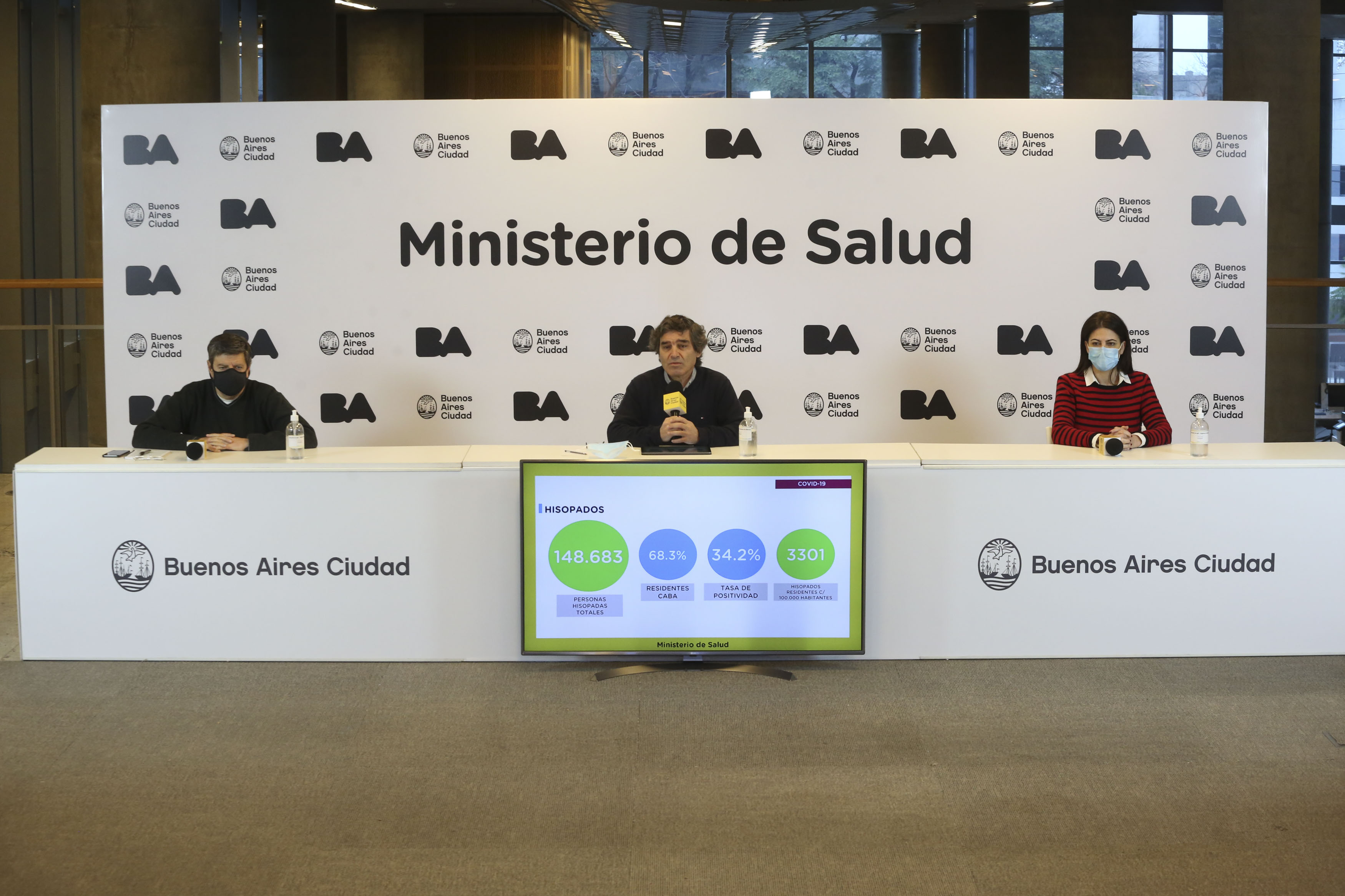 Coronavirus: el Ministerio de Salud porteño brindó detalles sobre la situación sanitaria