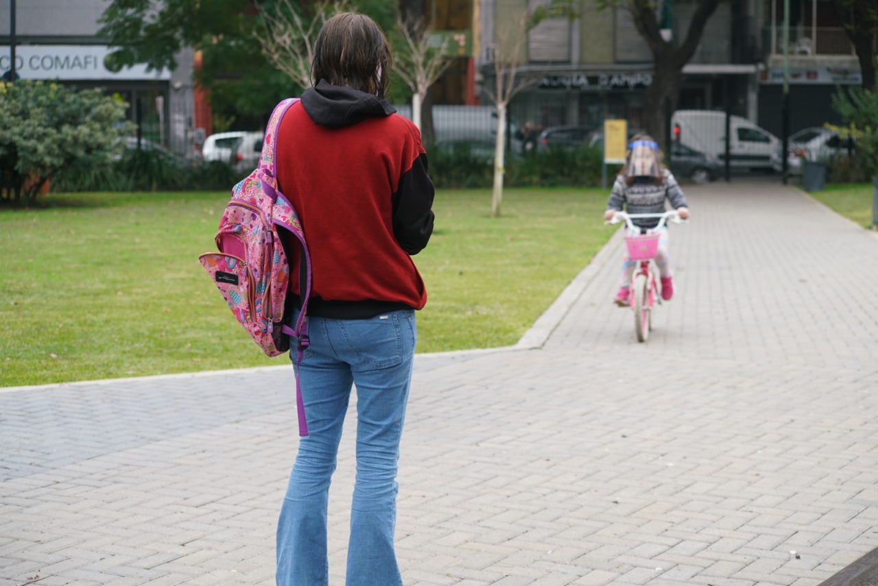 Los más chicos disfrutaron del primer día hábil con plazas y parques abiertos