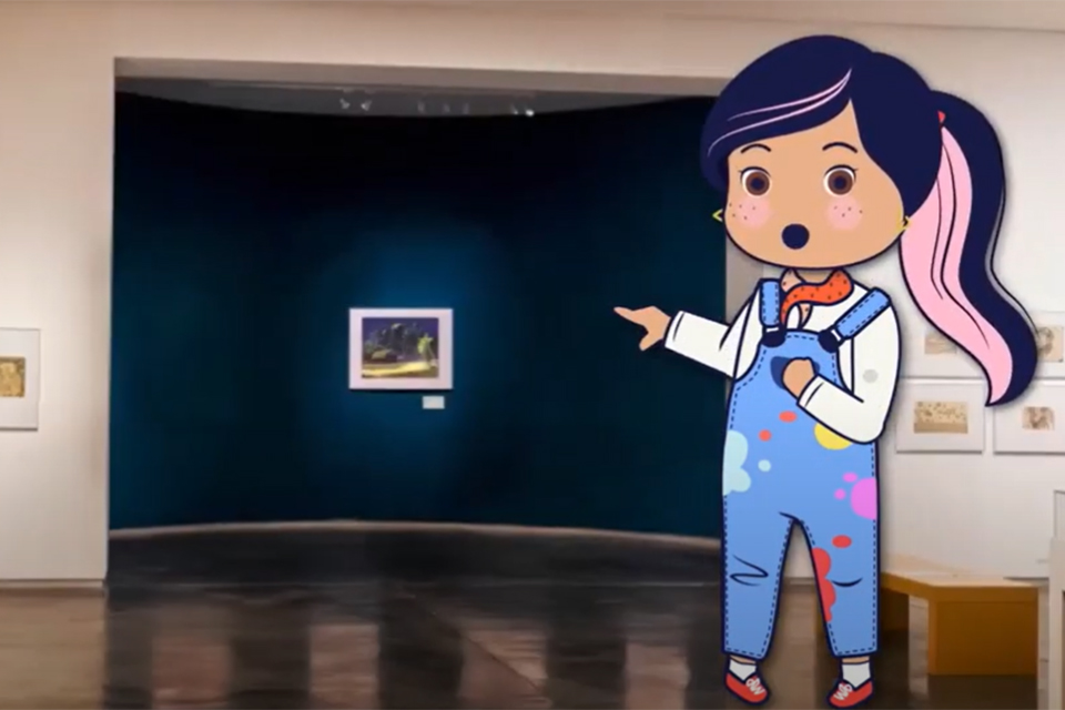 Una visita animada