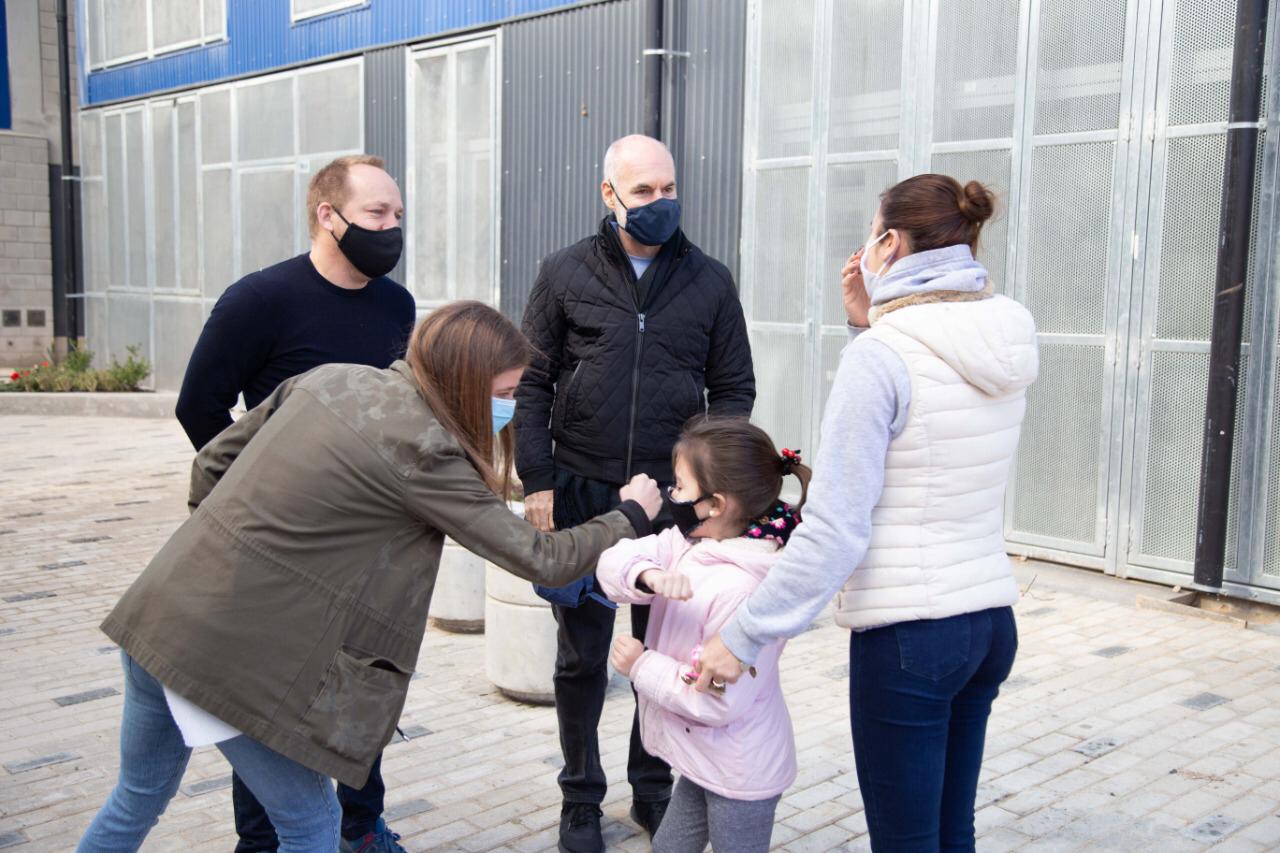 Rodríguez Larreta supervisó el avance de las obras del Barrio 31