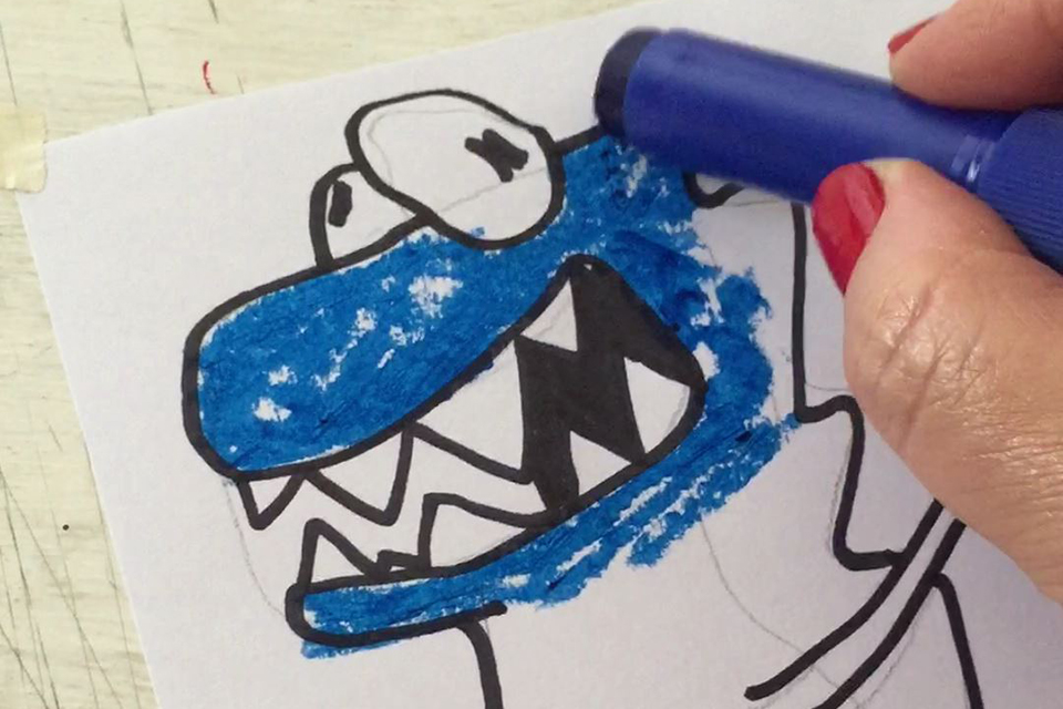 Un personaje, una historieta. Cumpleaños de Dinosaurio