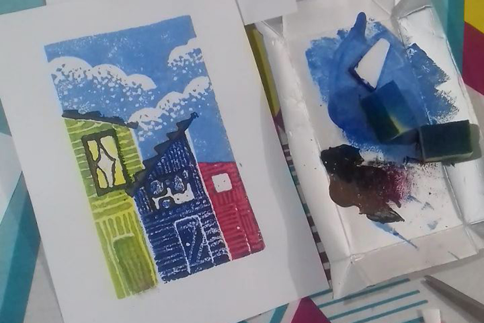 Pequeños artistas: Aprendé a hacer un grabado