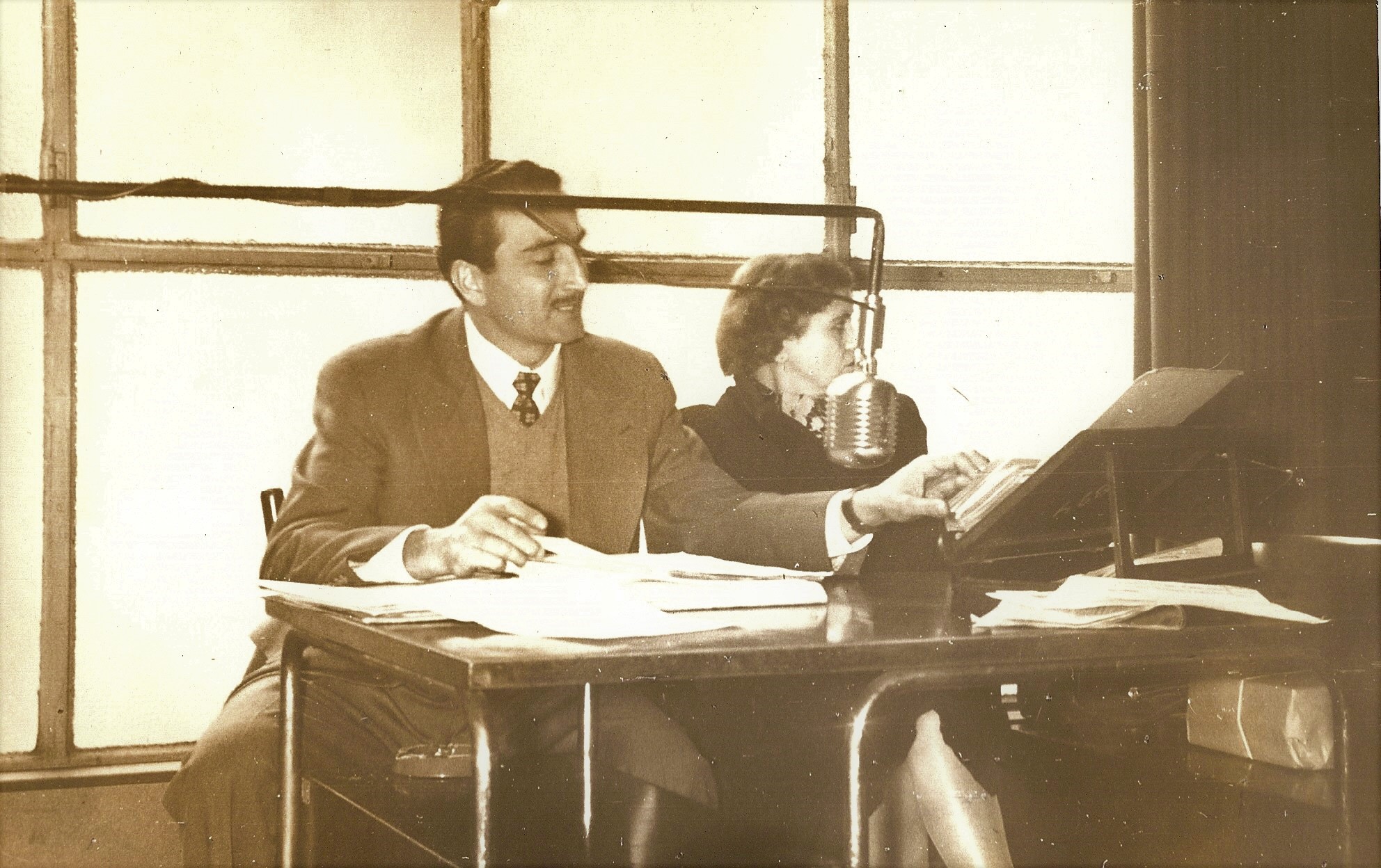 Miguel Franco en el día de la radio