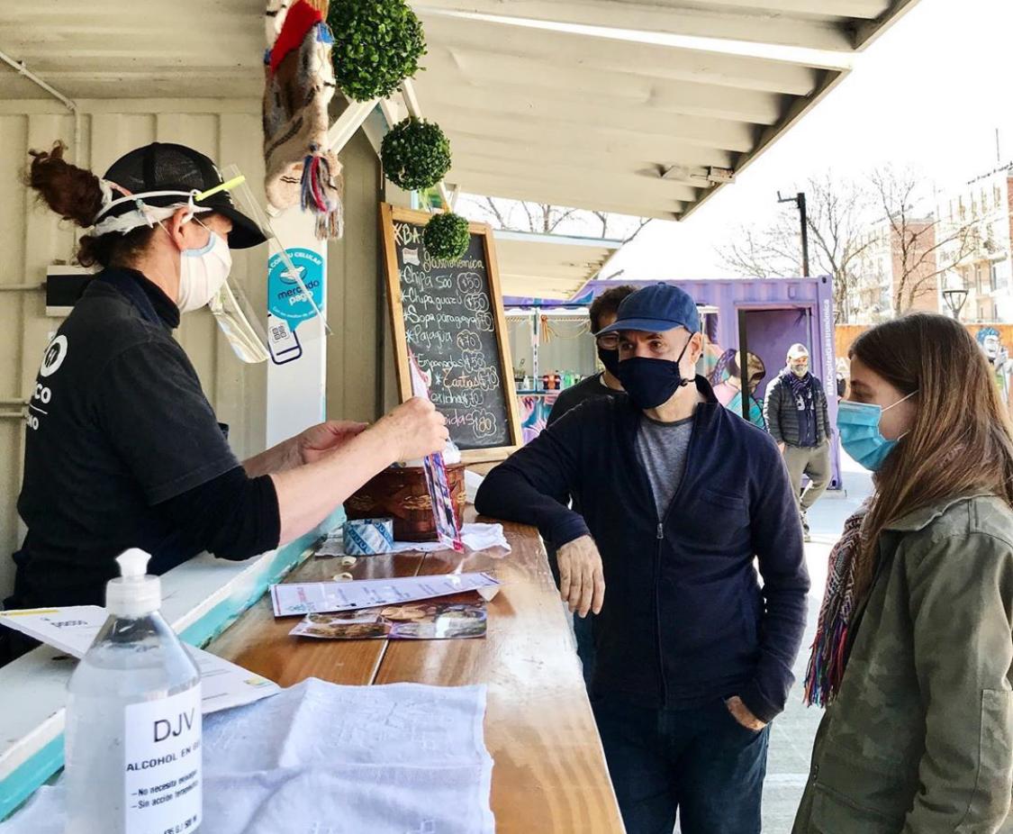 Reapertura del patio gastronómico en el Barrio Rodrigo Bueno