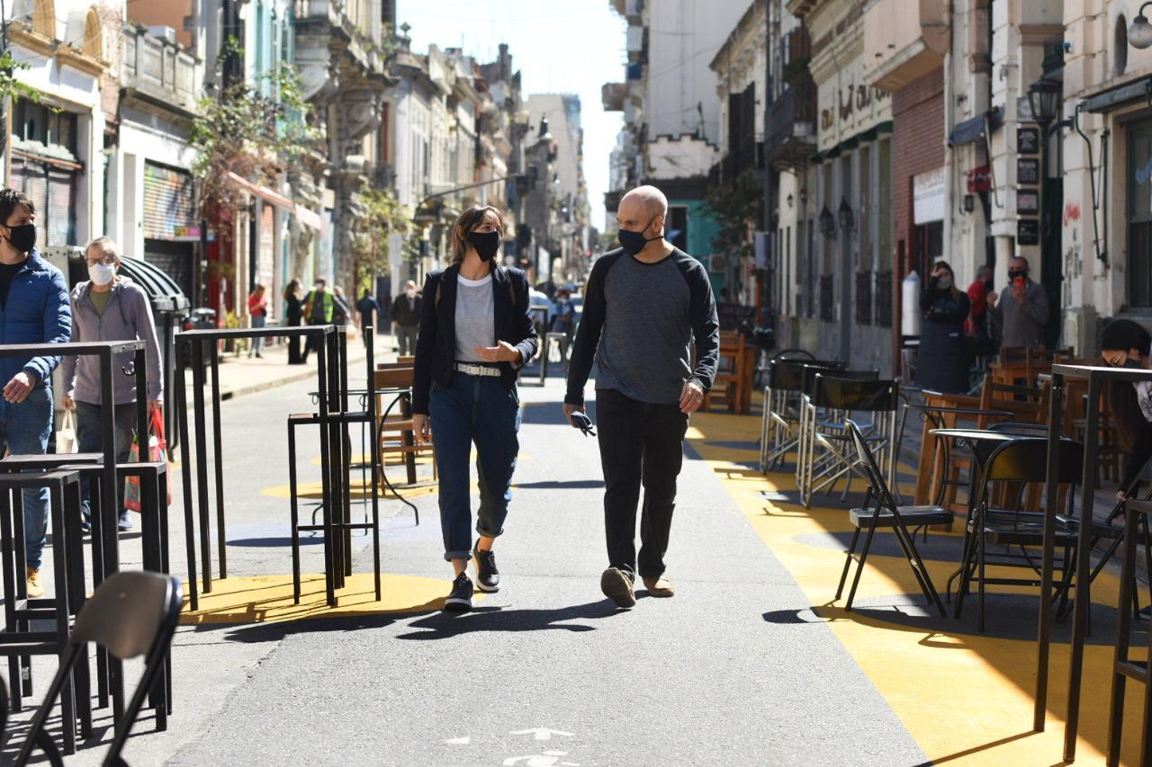 Una recorrida por la nueva peatonal de San Telmo