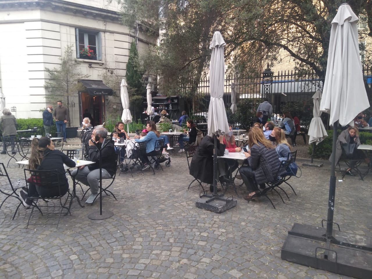Gastronomía al aire libre: patios y terrazas