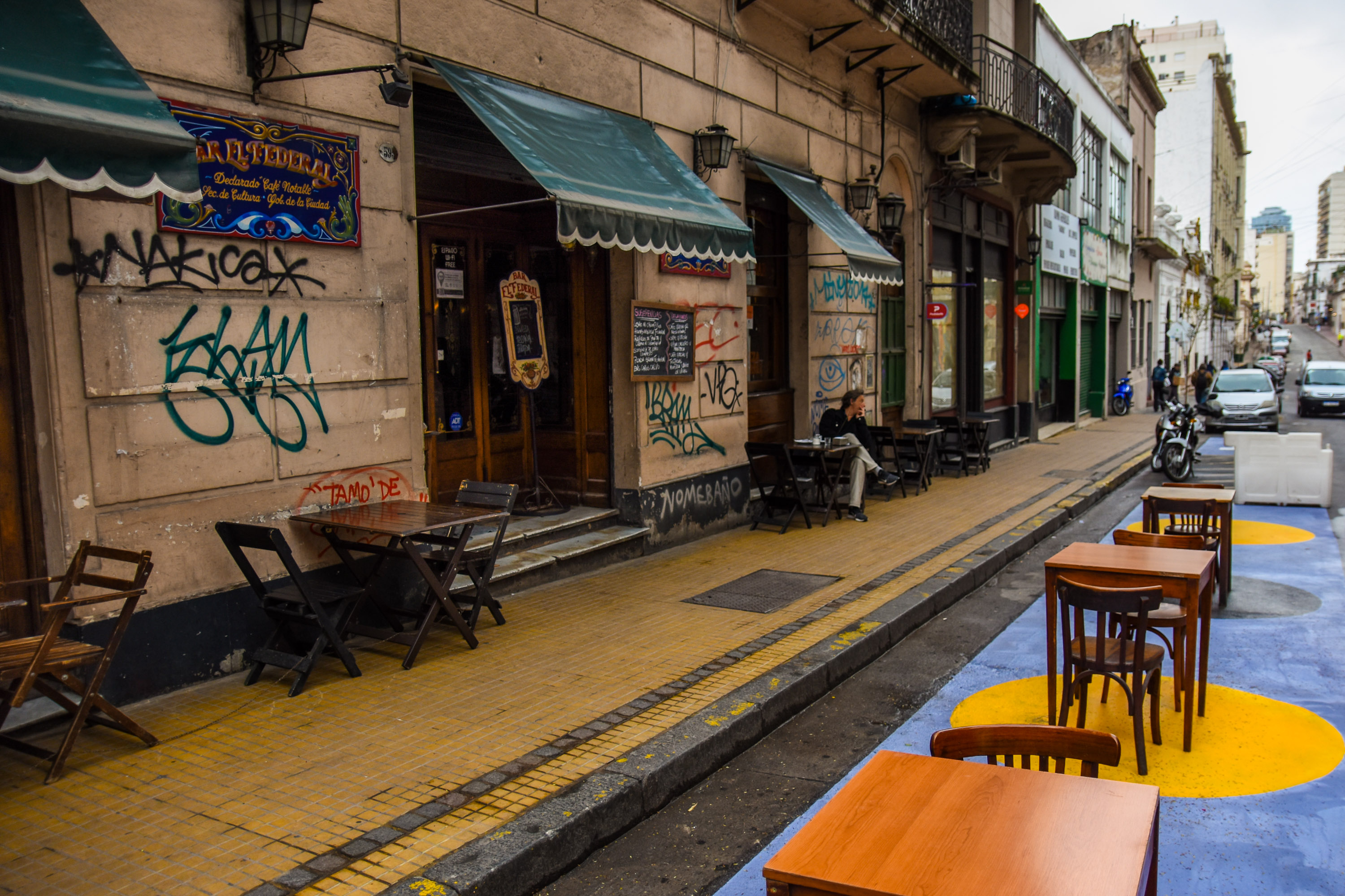 La Ciudad continúa con la apertura de áreas peatonales transitorias y suma bares notables