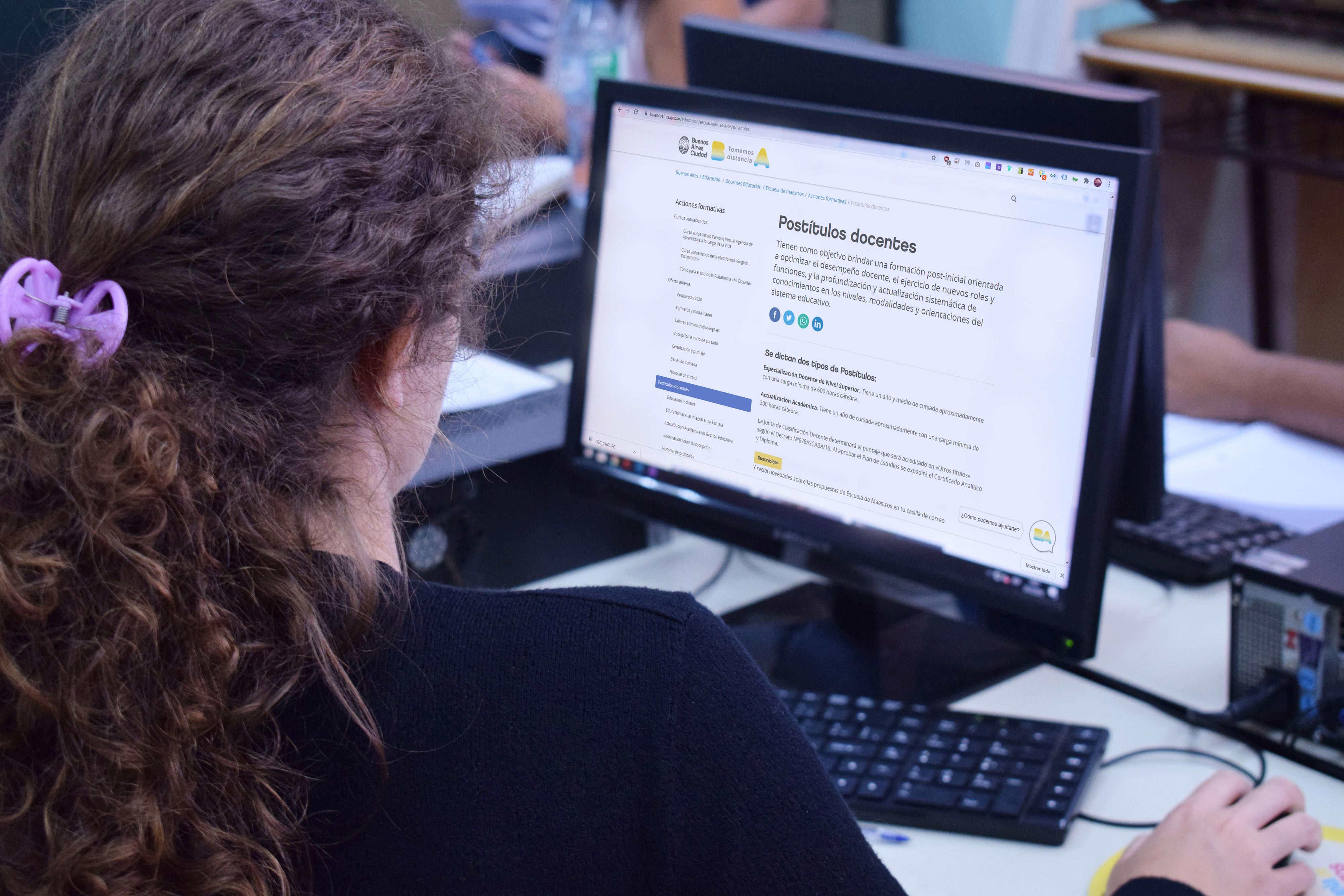 Postítulos docentes 2020