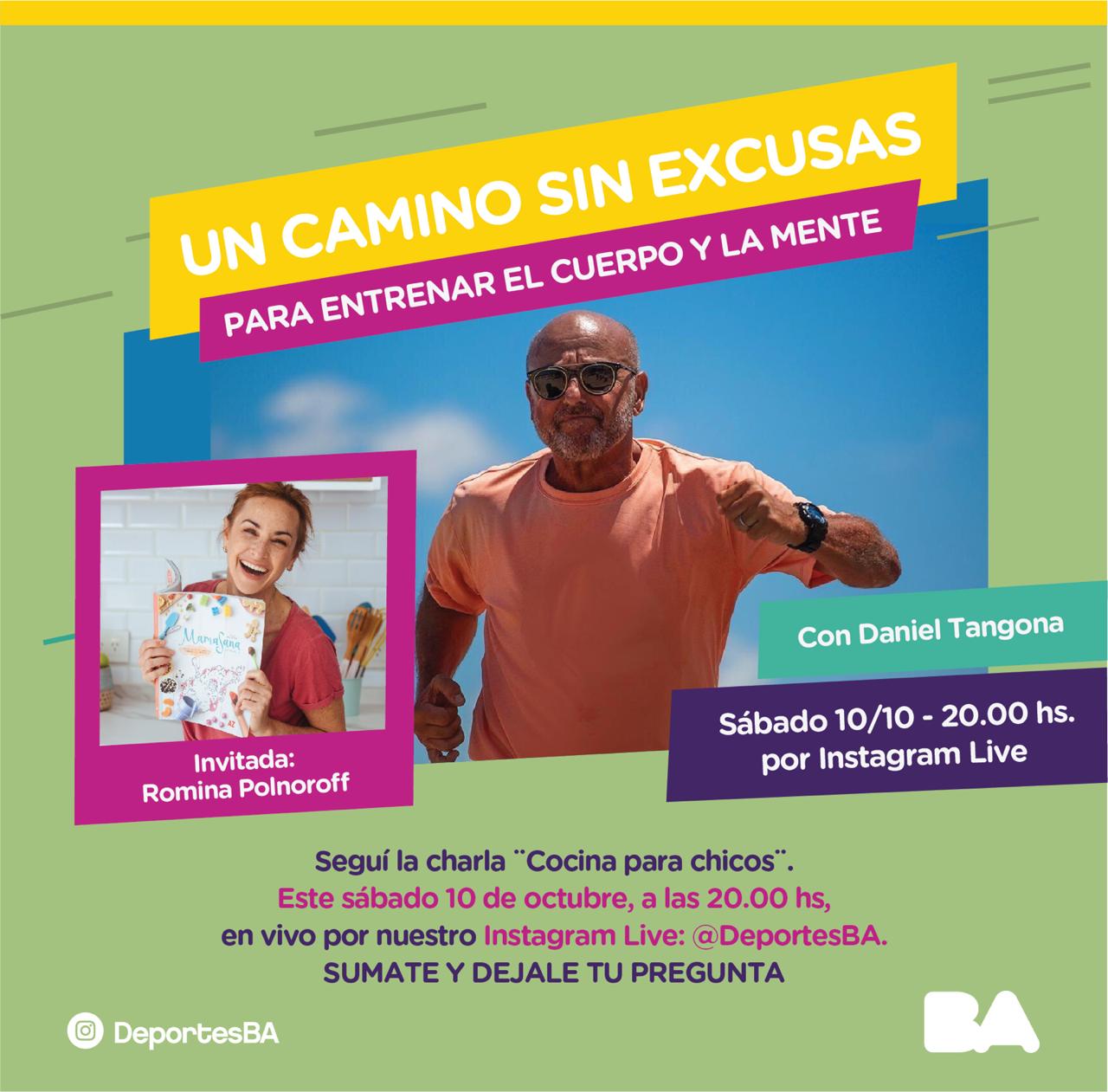 Daniel Tangona y “Un camino sin excusas” por el Instagram Live de #DeportesBA
