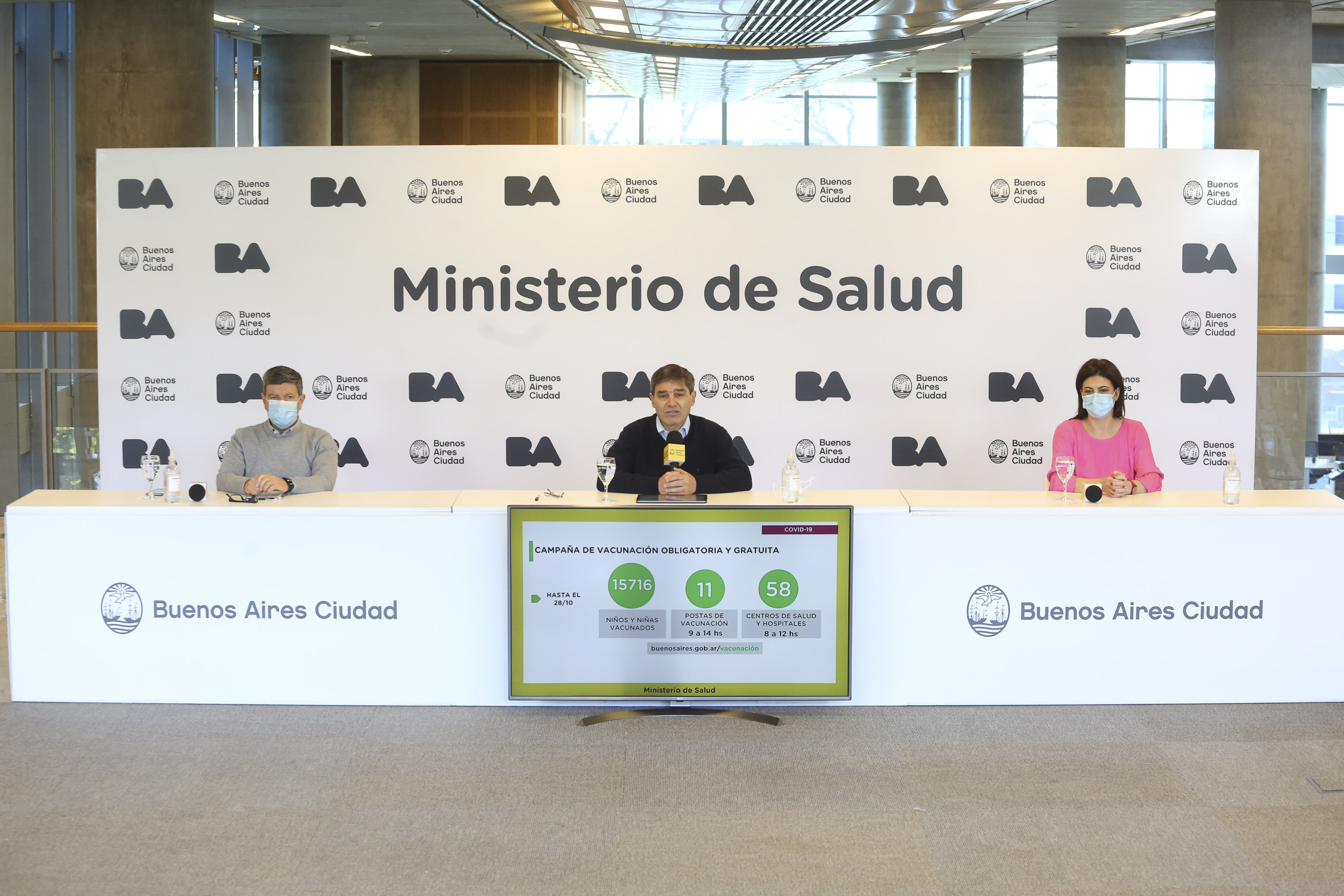El Ministerio de Salud porteño brindó detalles sobre la situación sanitaria