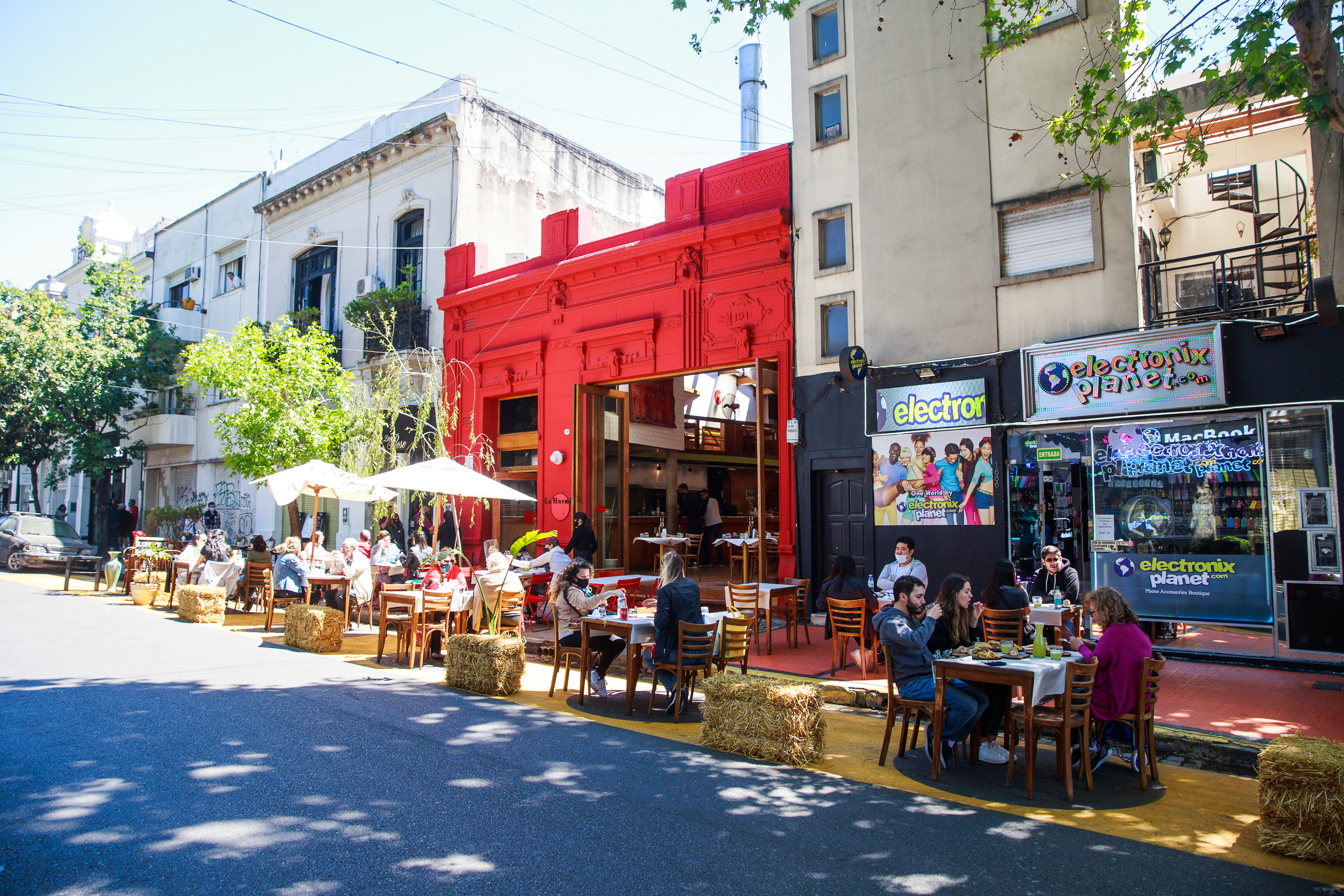 La Ciudad continúa con la apertura de áreas peatonales transitorias
