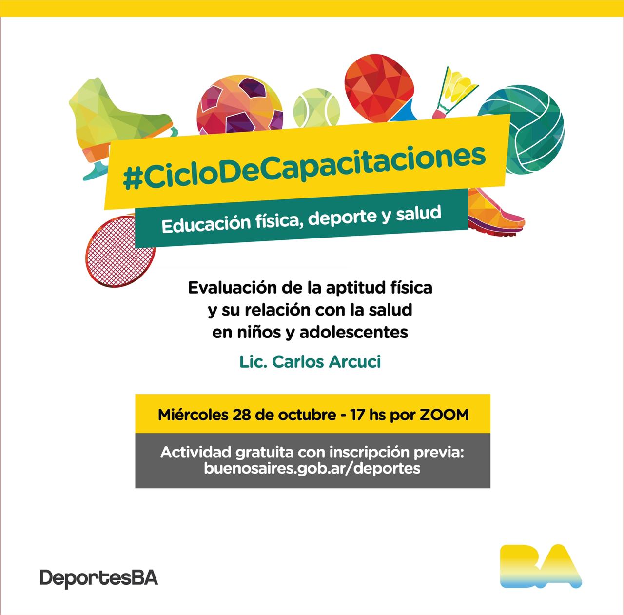 Nuevo ciclo de capacitaciones para profesionales de la Educación Física y el Deporte