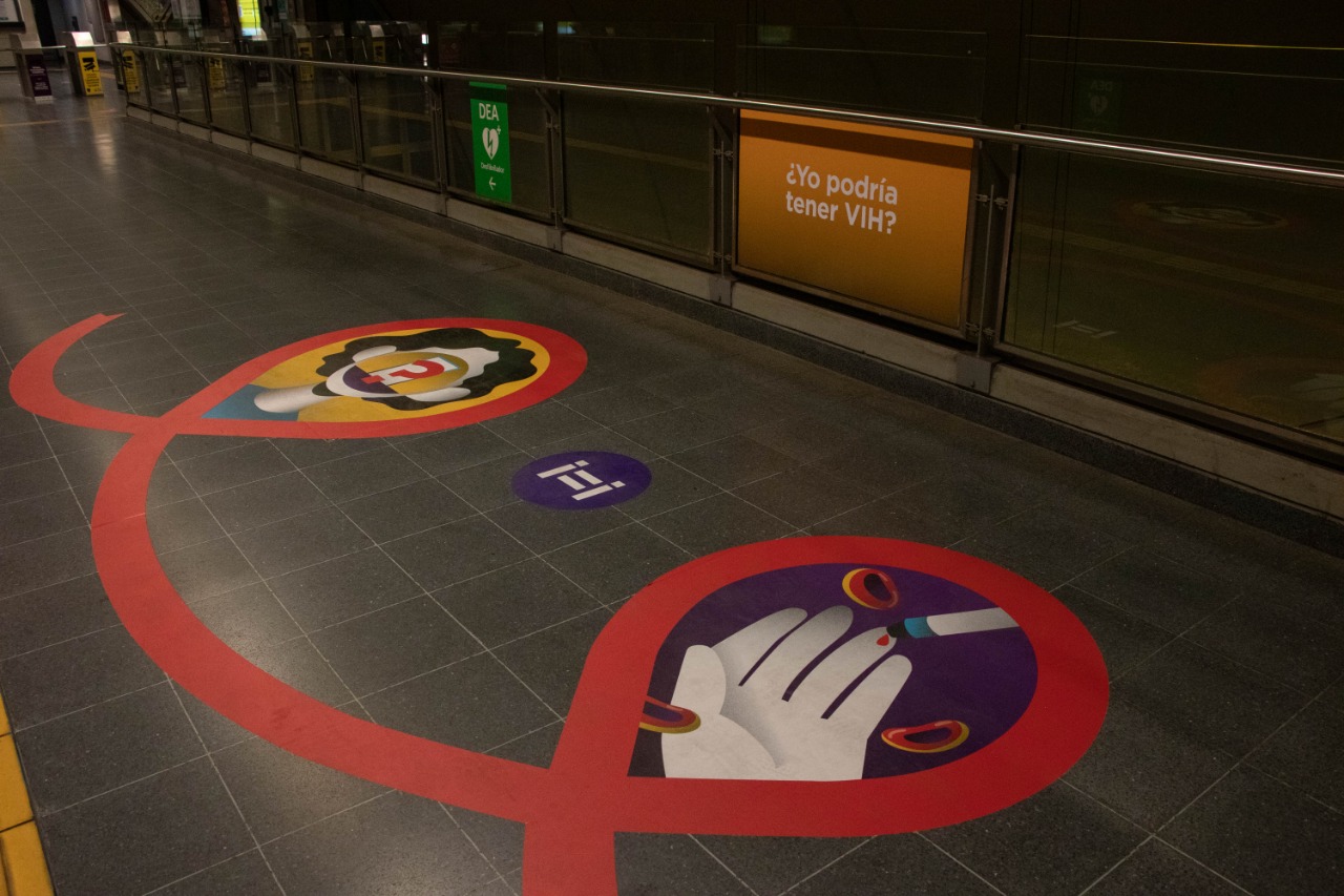 Día Mundial del VIH y el Sida: intervenciones en el subte y en las estaciones Ecobici