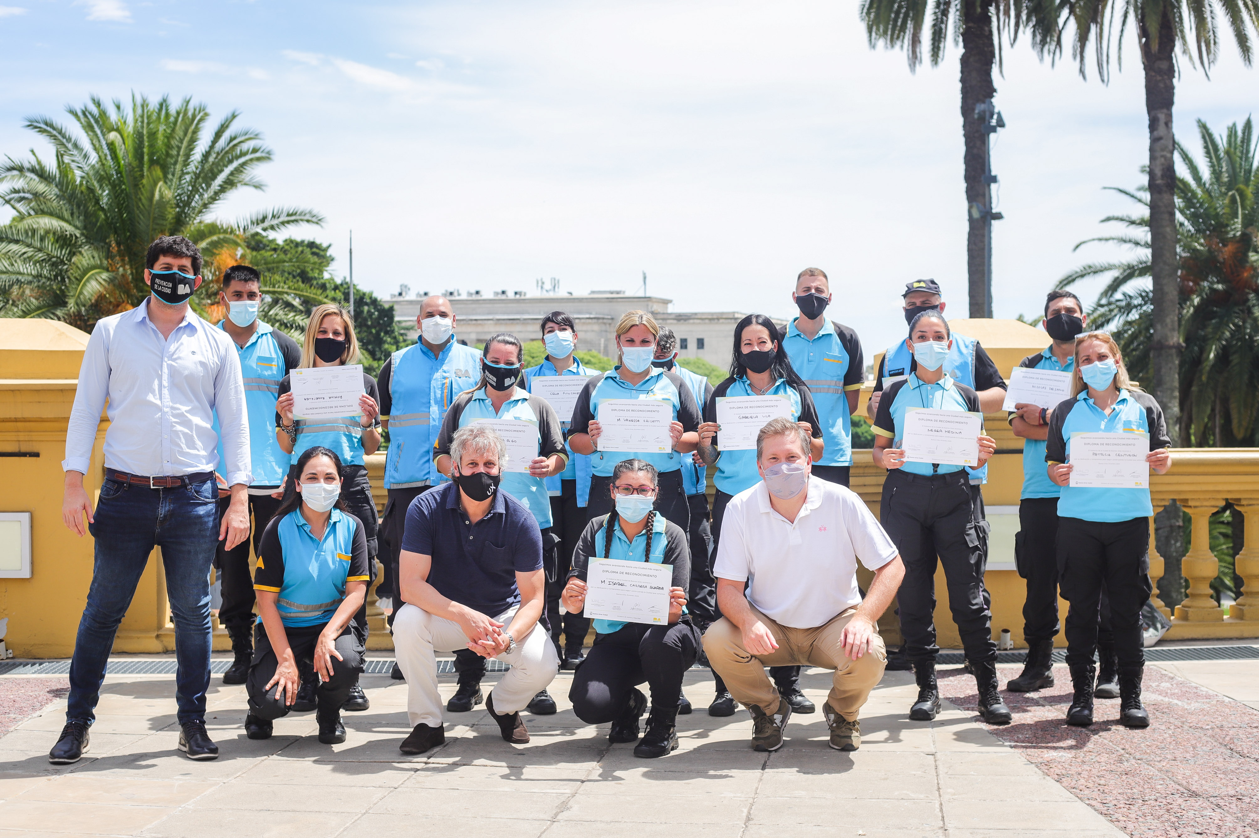 Felipe Miguel participó del reconocimiento a Agentes en calle de la Ciudad