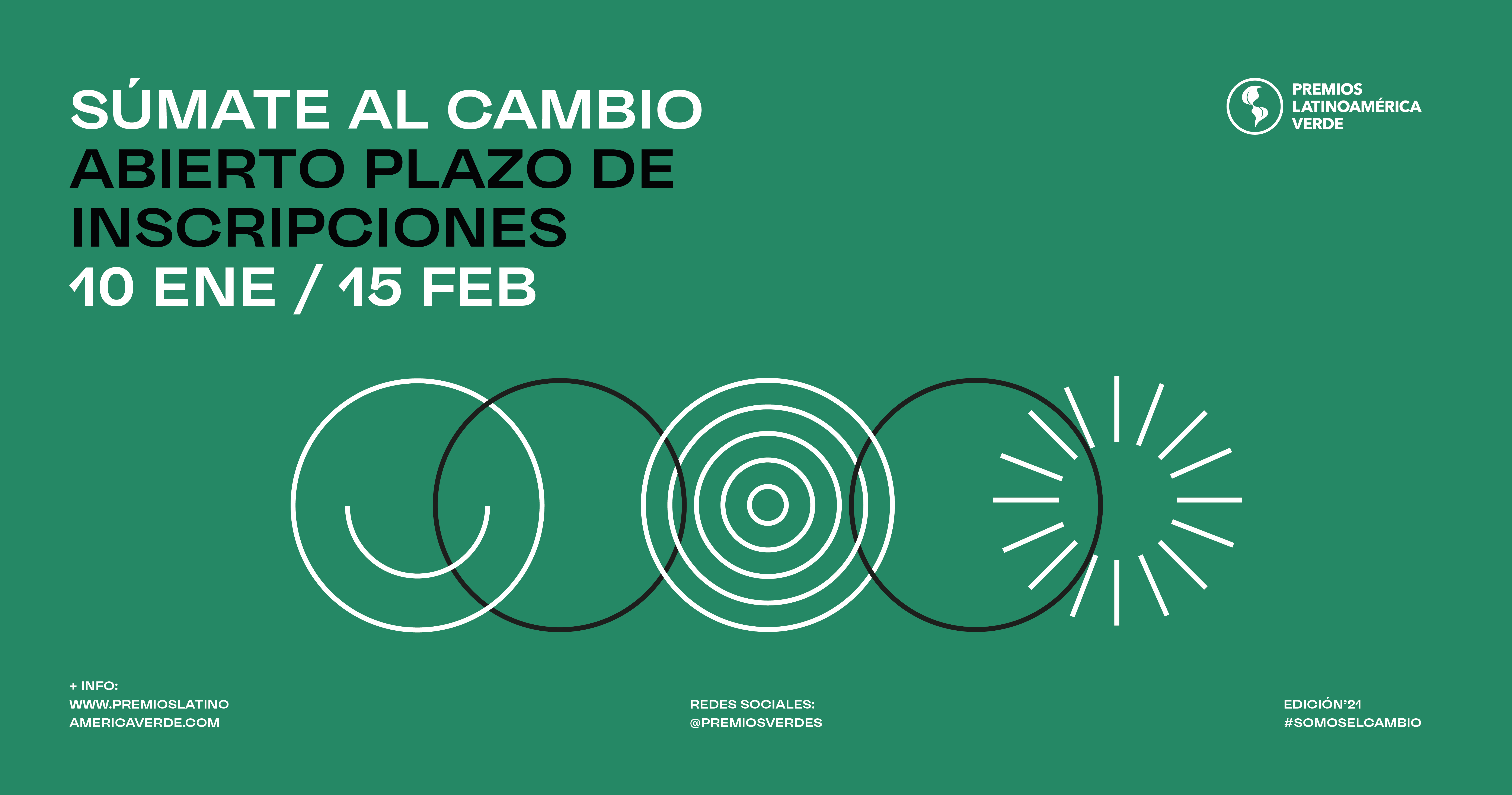 Cambiar es posible: ya está abierta la inscripción para los Premios Latinoamérica Verde