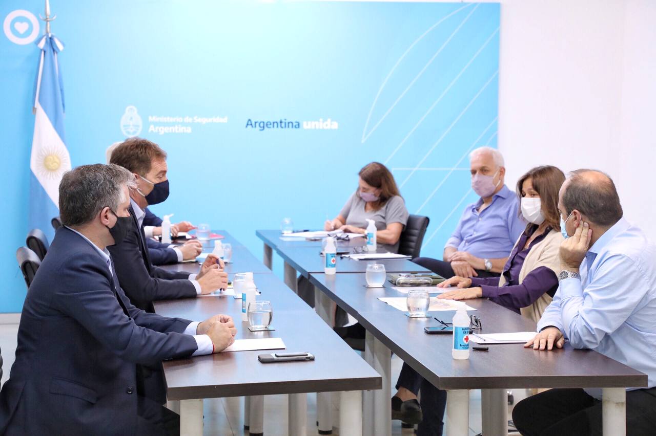 Nación y Ciudad se reunieron para coordinar el trabajo de las fuerzas de seguridad