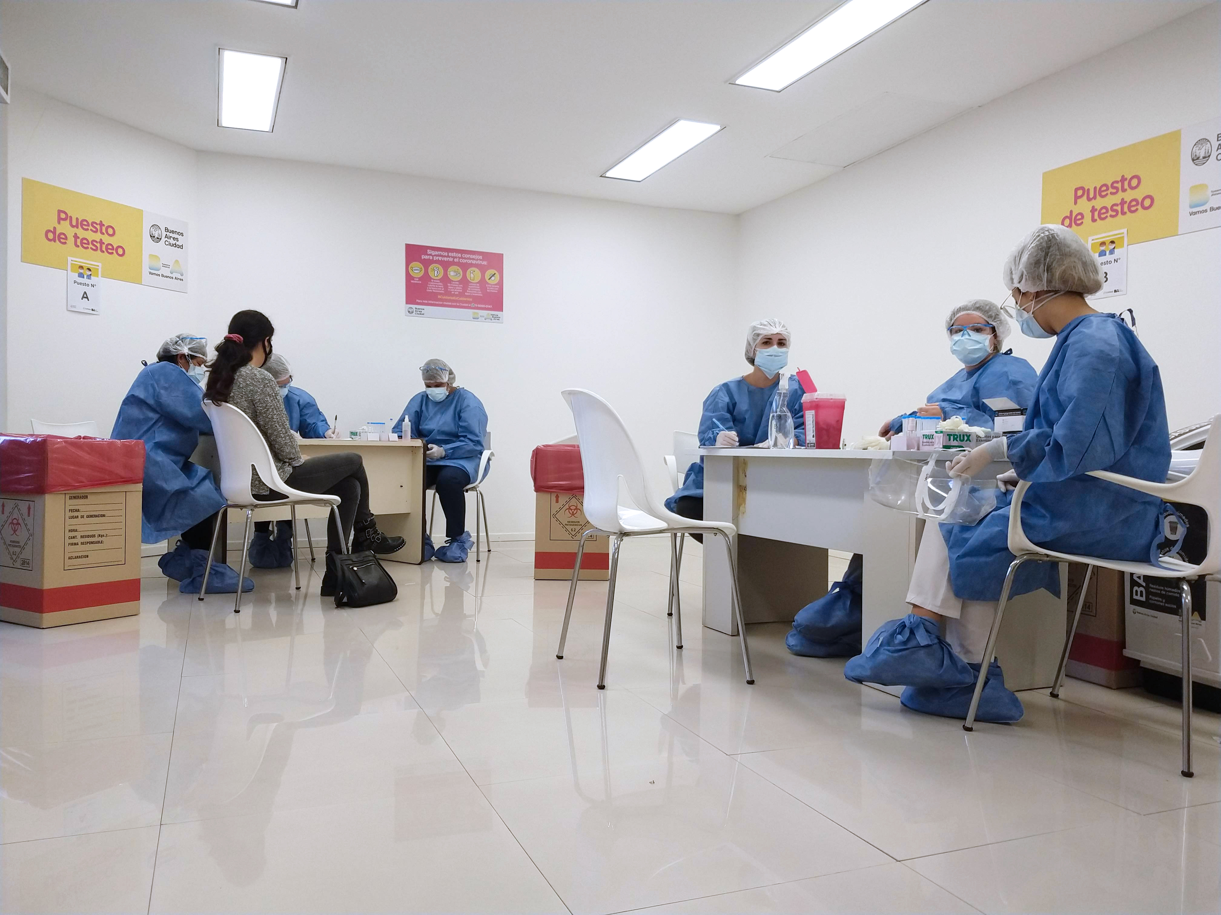 Testeo para personal docente y no docente