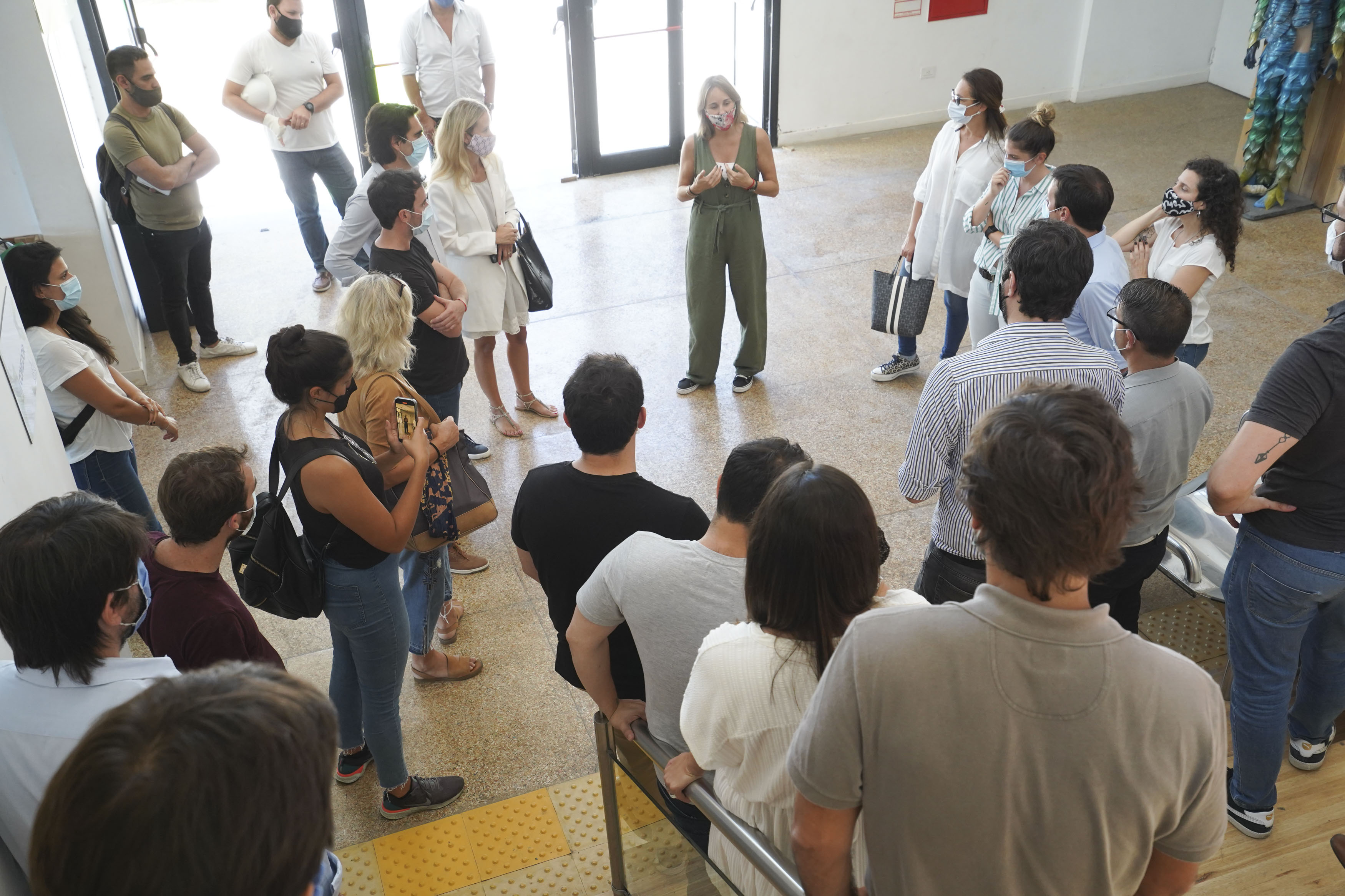 La Ministra Clara Muzzio y autoridades comunales recorrieron el Centro de Reciclaje de la Ciudad