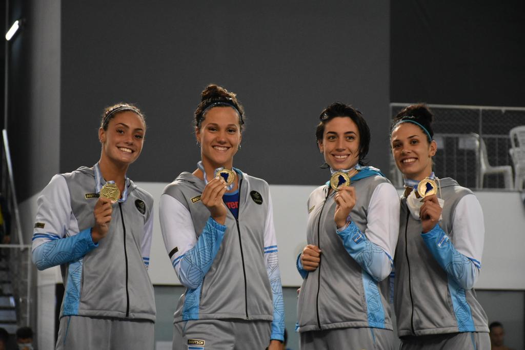 Argentina no para de sumar medallas en el Sudamericano de Deportes Acuáticos