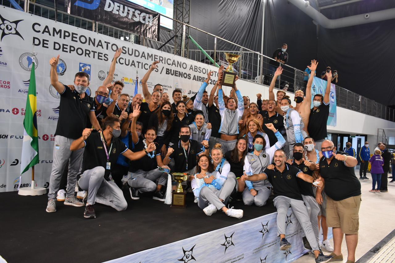Argentina se consagró campeón sudamericano de natación luego de 55 años
