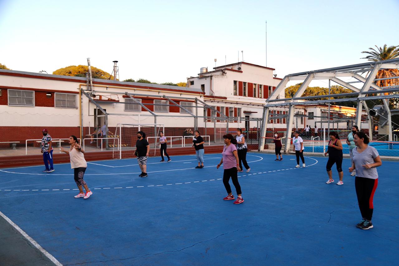 Volvieron las clases en los Polideportivos 