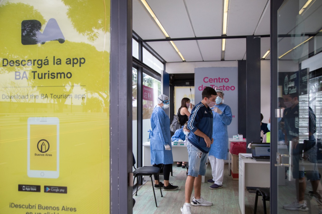 El Gobierno porteño ya realizó 1.075.545 testeos en los centros para el turismo 