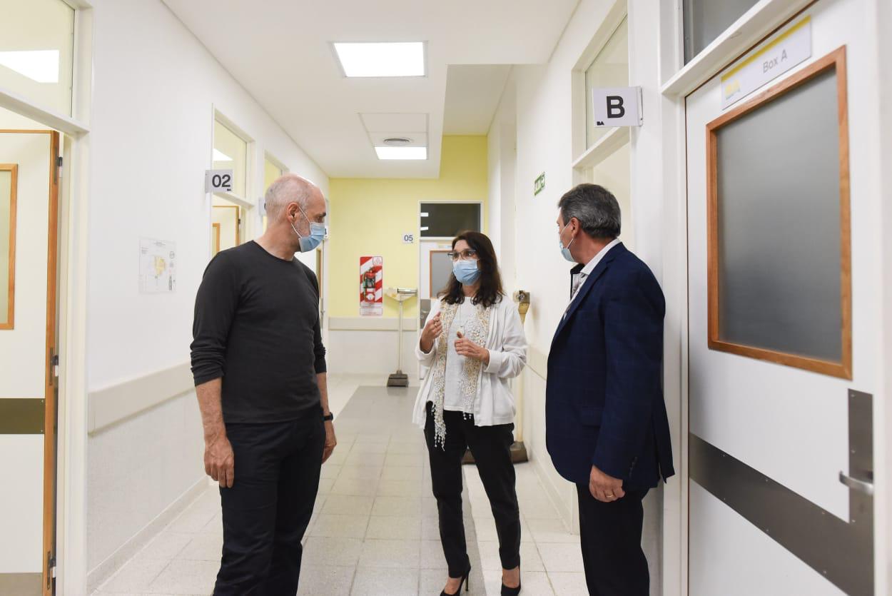 Rodríguez Larreta recorrió el servicio de endocrinología del Hospital Álvarez