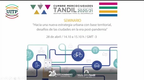 La UCPE coordinó seminario sobre movilidad en Mercociudades